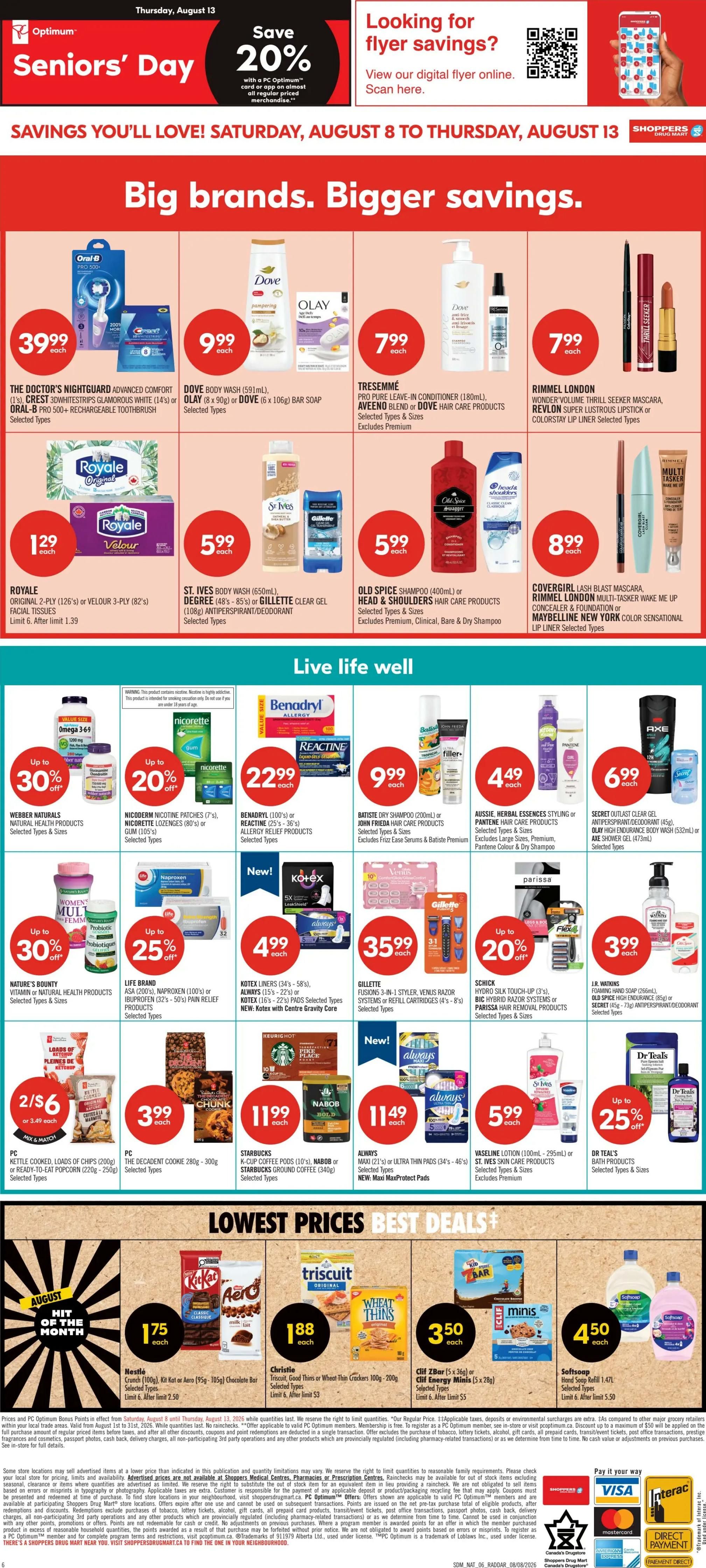 Shoppers Drug Mart (ON) Flyer August 8 to 15