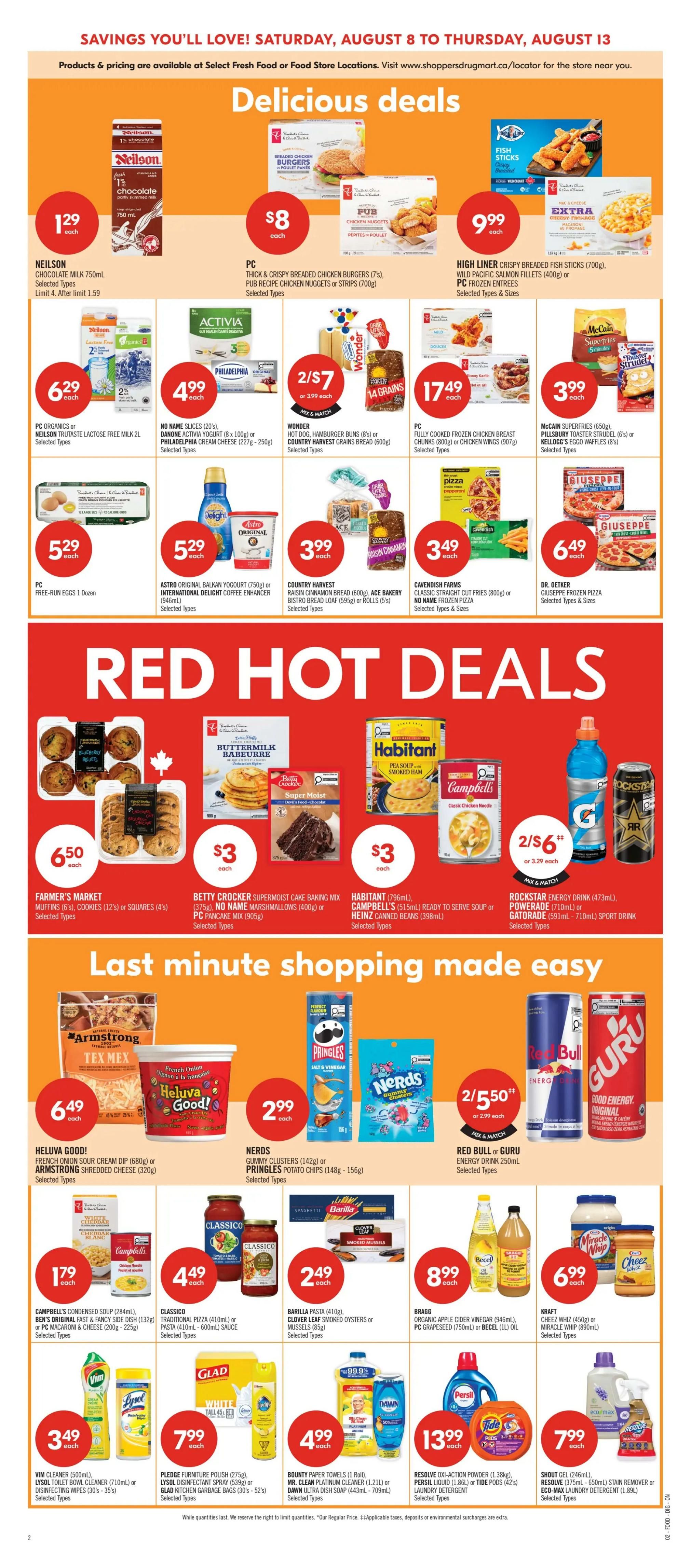 Shoppers Drug Mart (ON) Flyer August 8 to 15