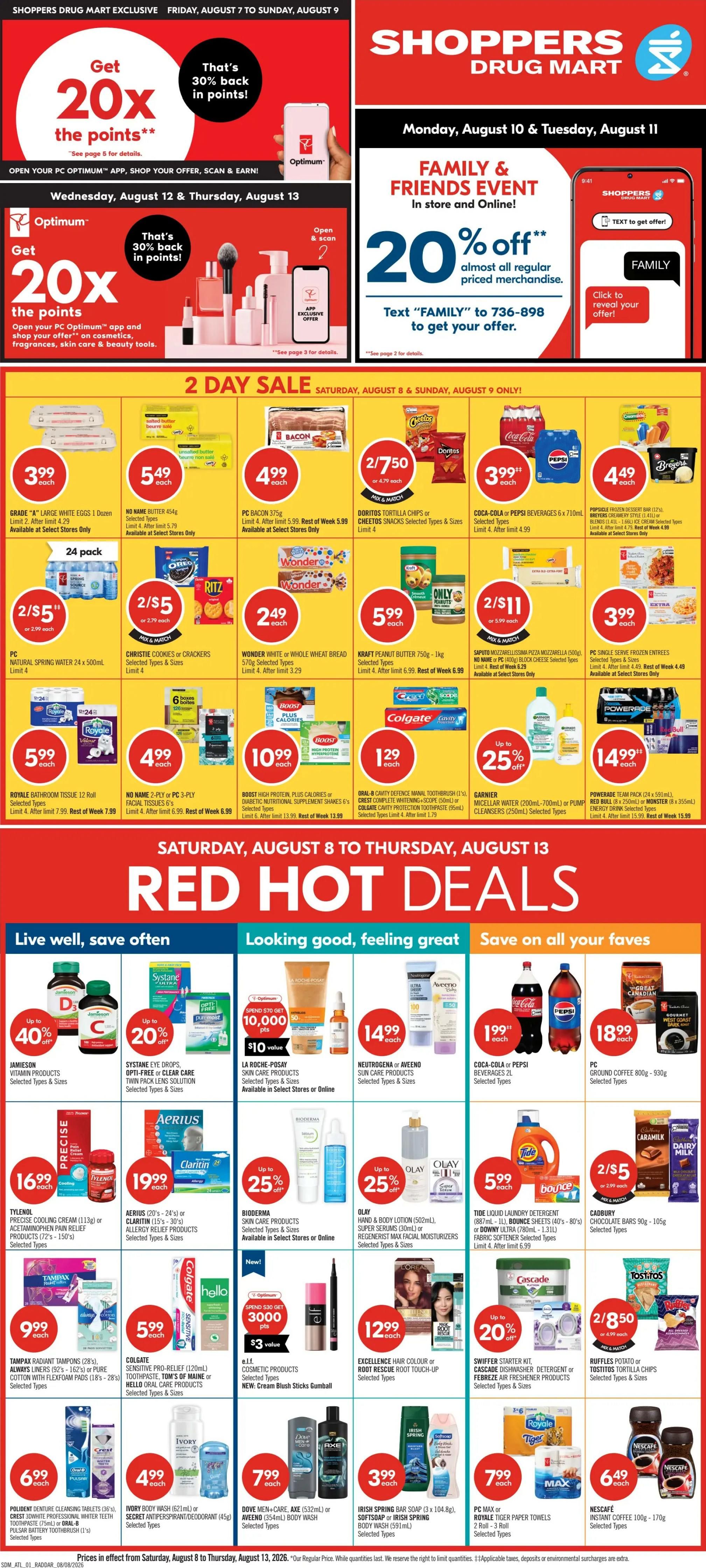 Shoppers Drug Mart (Atlantic) Flyer August 8 to 13