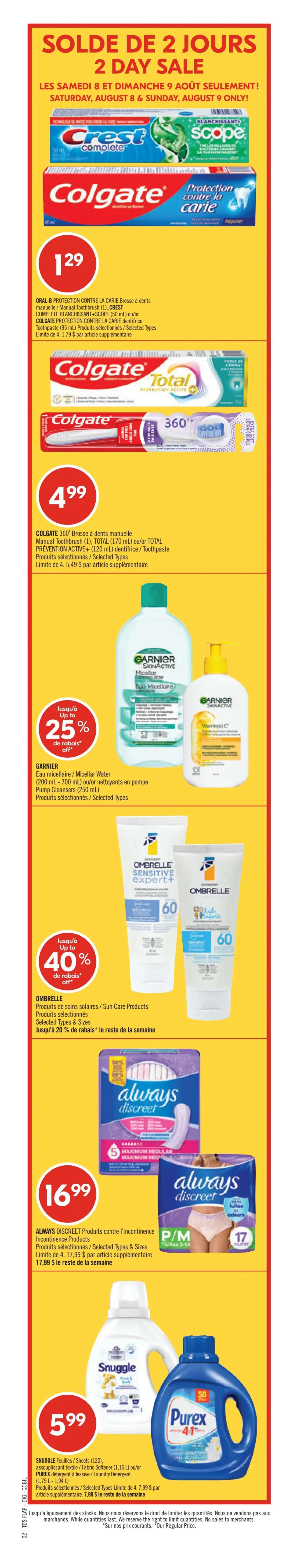 Pharmaprix Flyer August 8 to 13