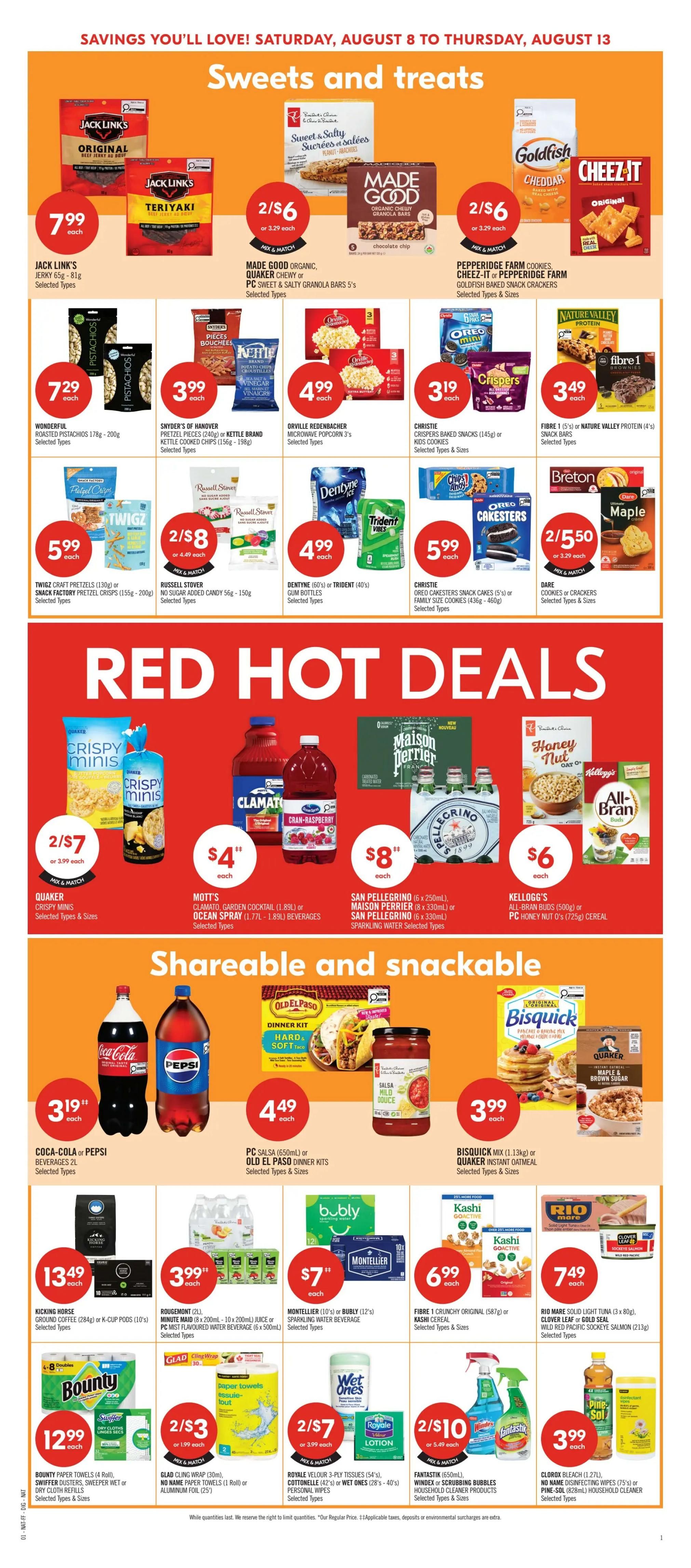 Shoppers Drug Mart (West) Flyer August 8 to 13