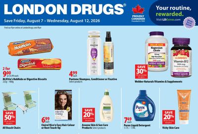 London Drugs Weekly Flyer August 7 to 12