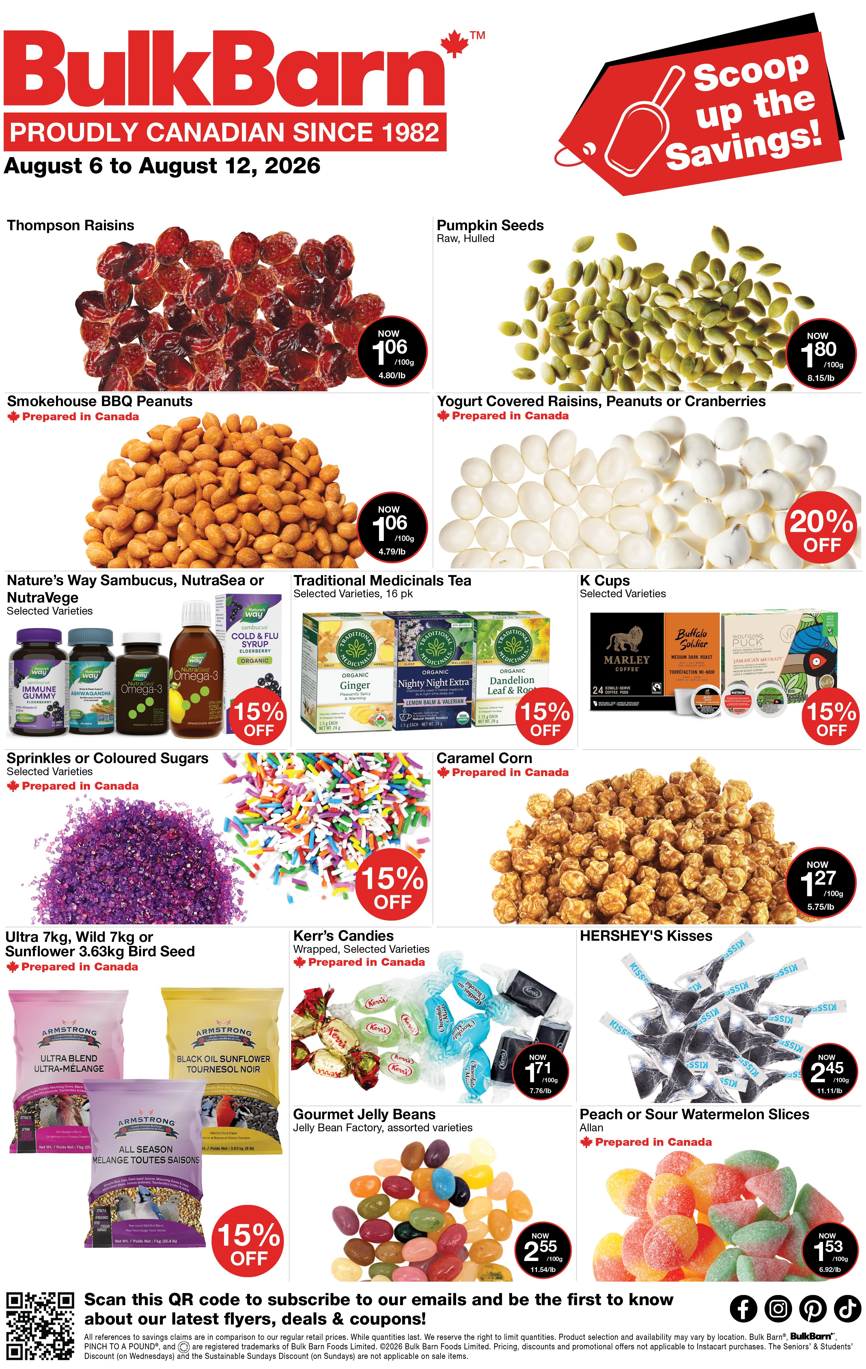 Bulk Barn Flyer August 6 to 12