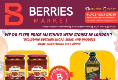 Berries Market Flyer August 6 to 12