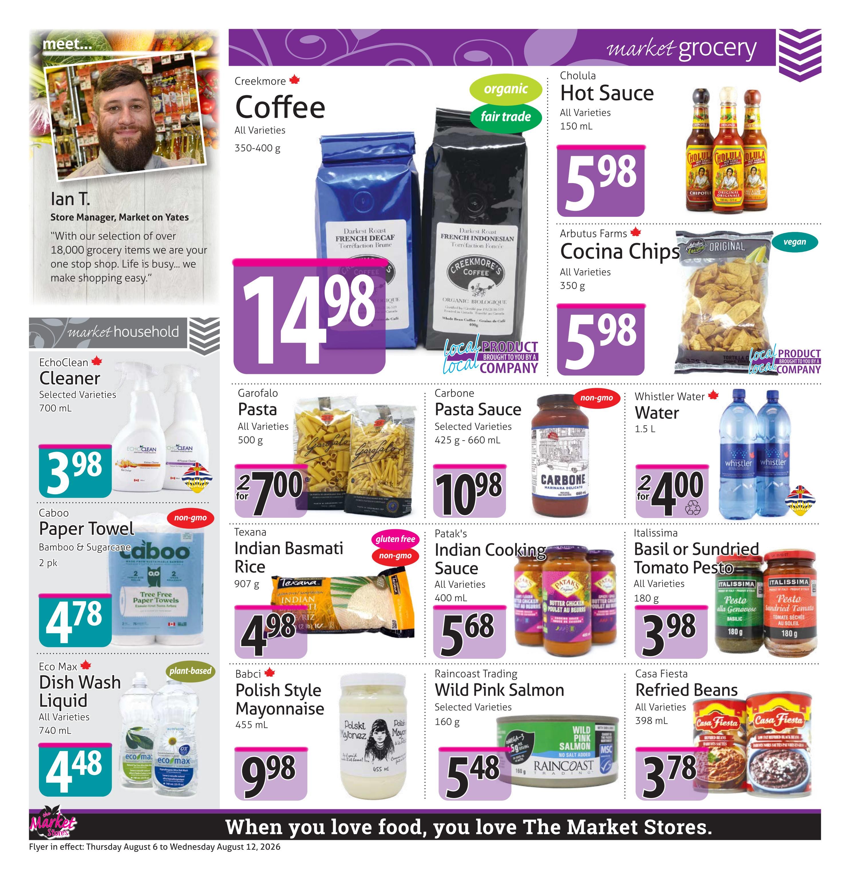 The Market Stores Flyer August 6 to 12