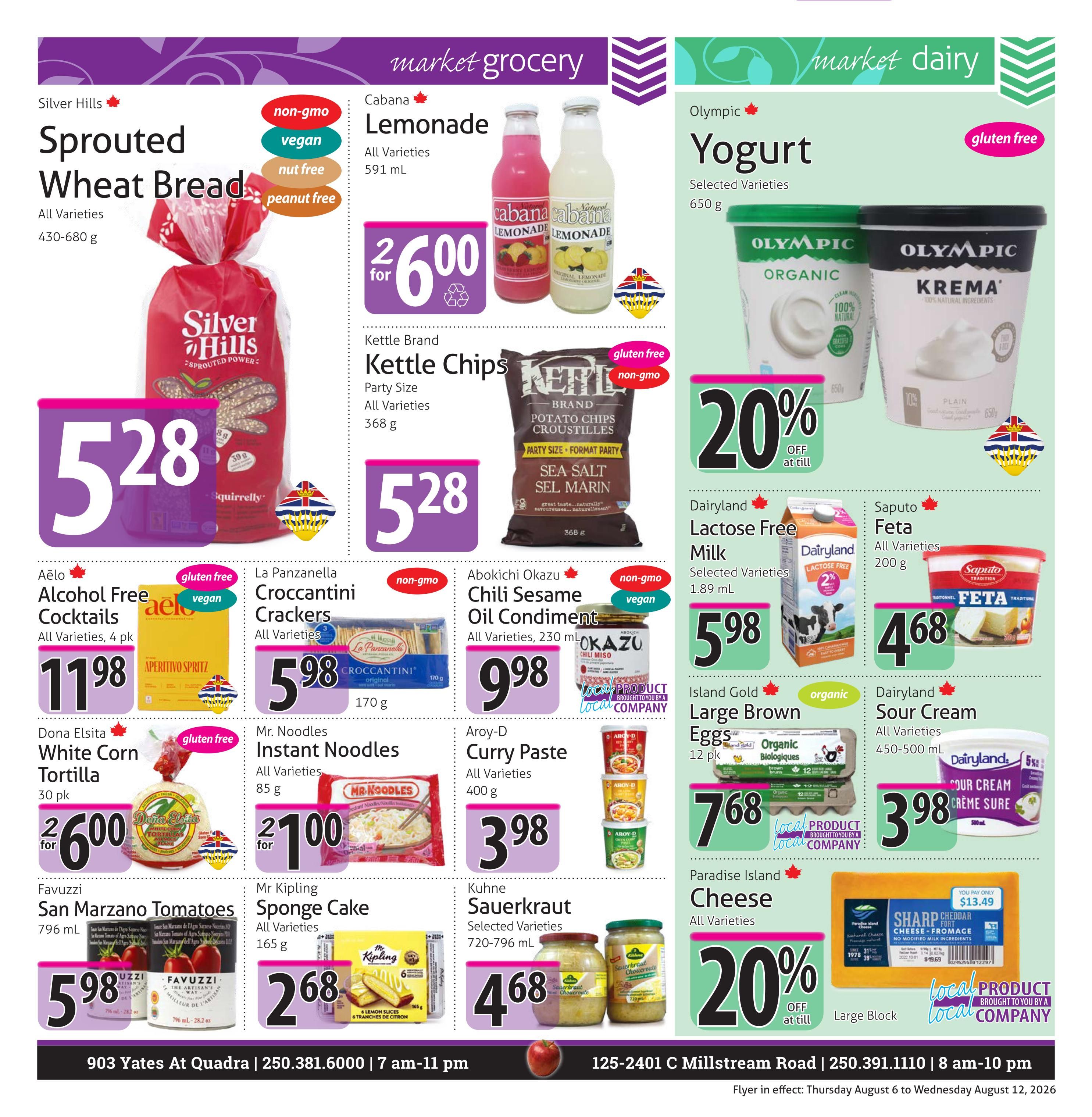 The Market Stores Flyer August 6 to 12