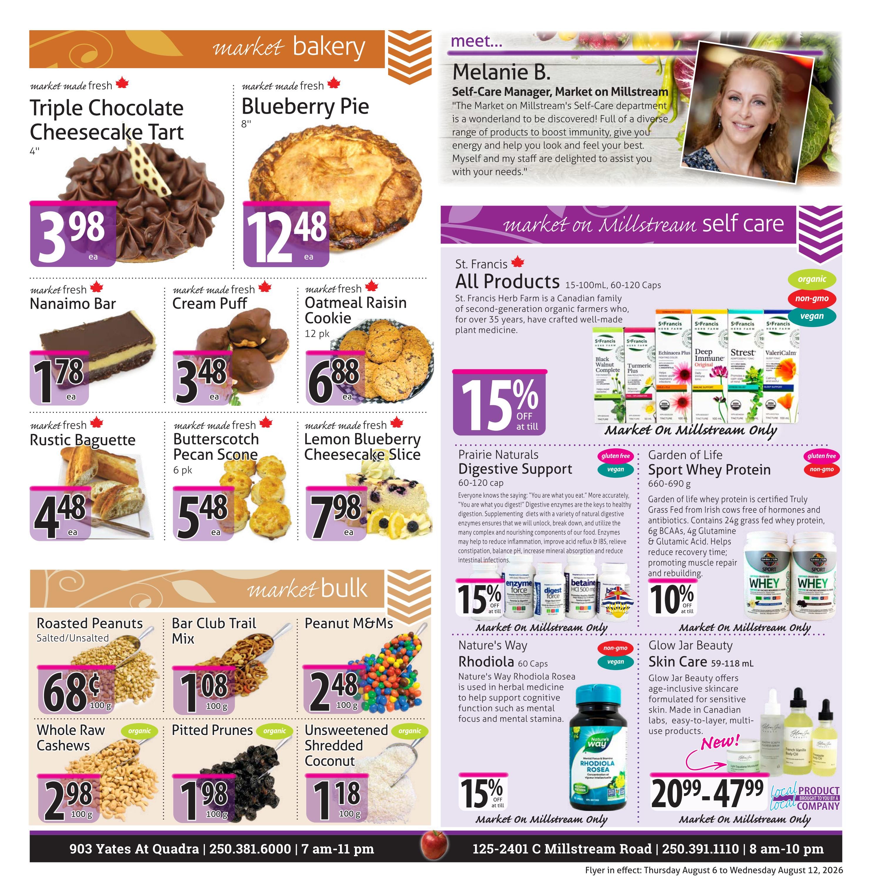 The Market Stores Flyer August 6 to 12