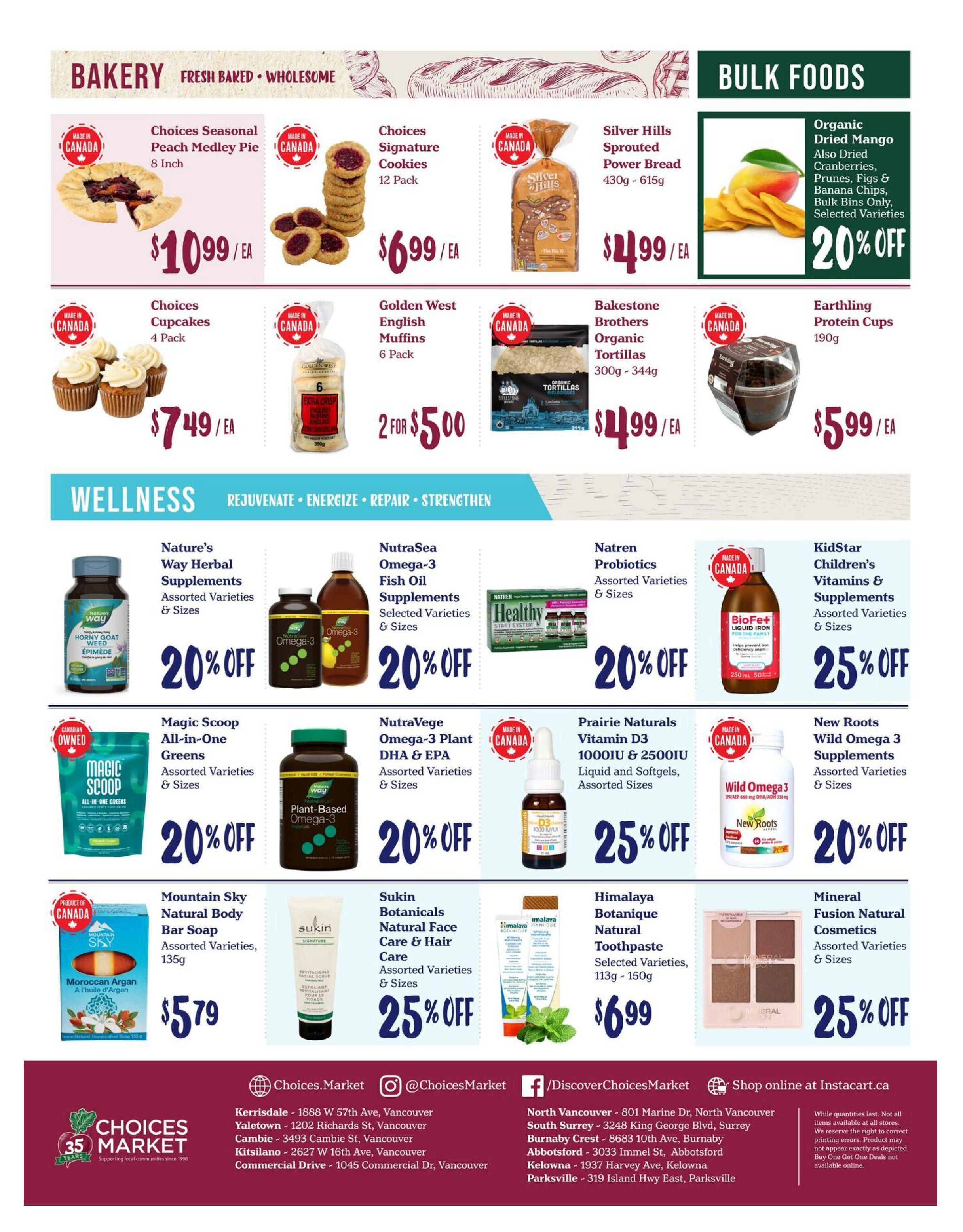 Choices Market Flyer August 6 to 12