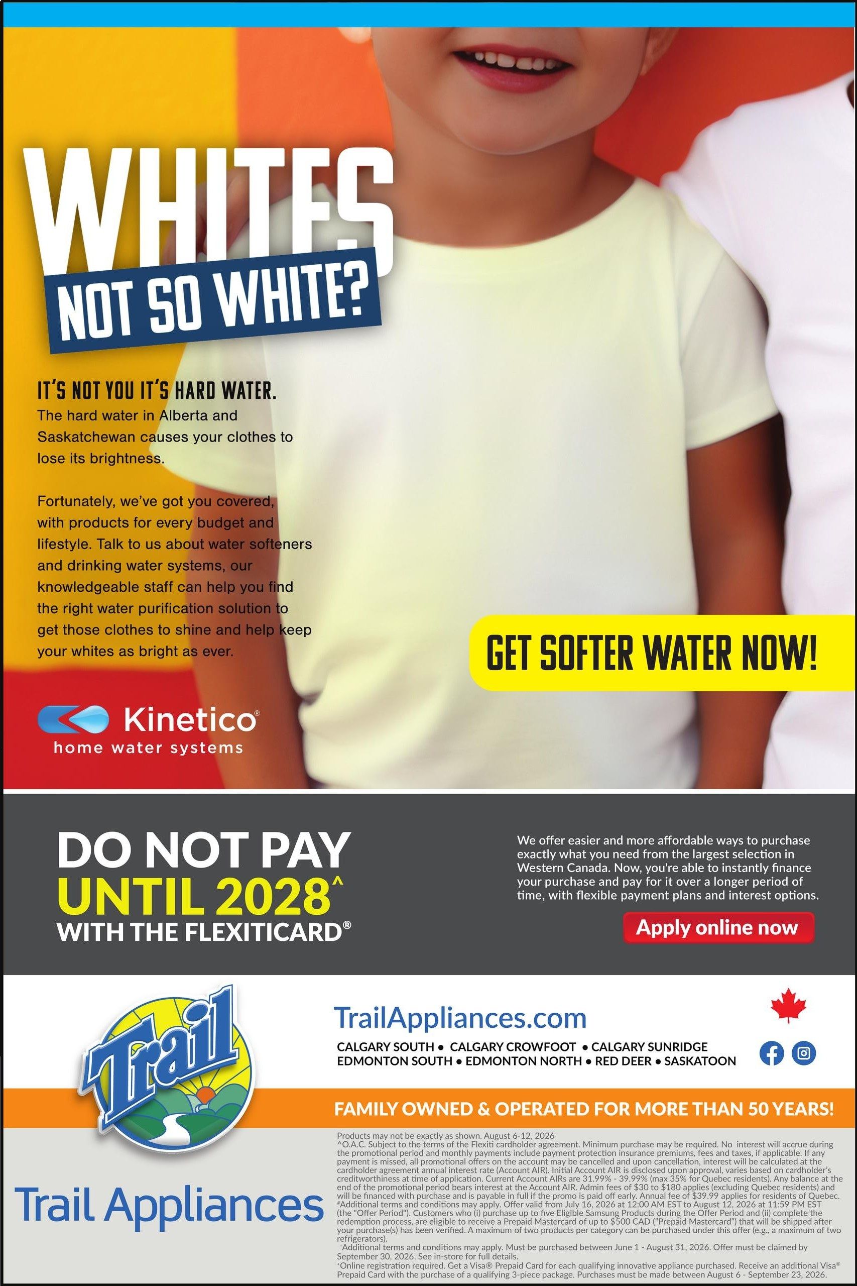 Trail Appliances (AB & SK) Flyer August 6 to 12