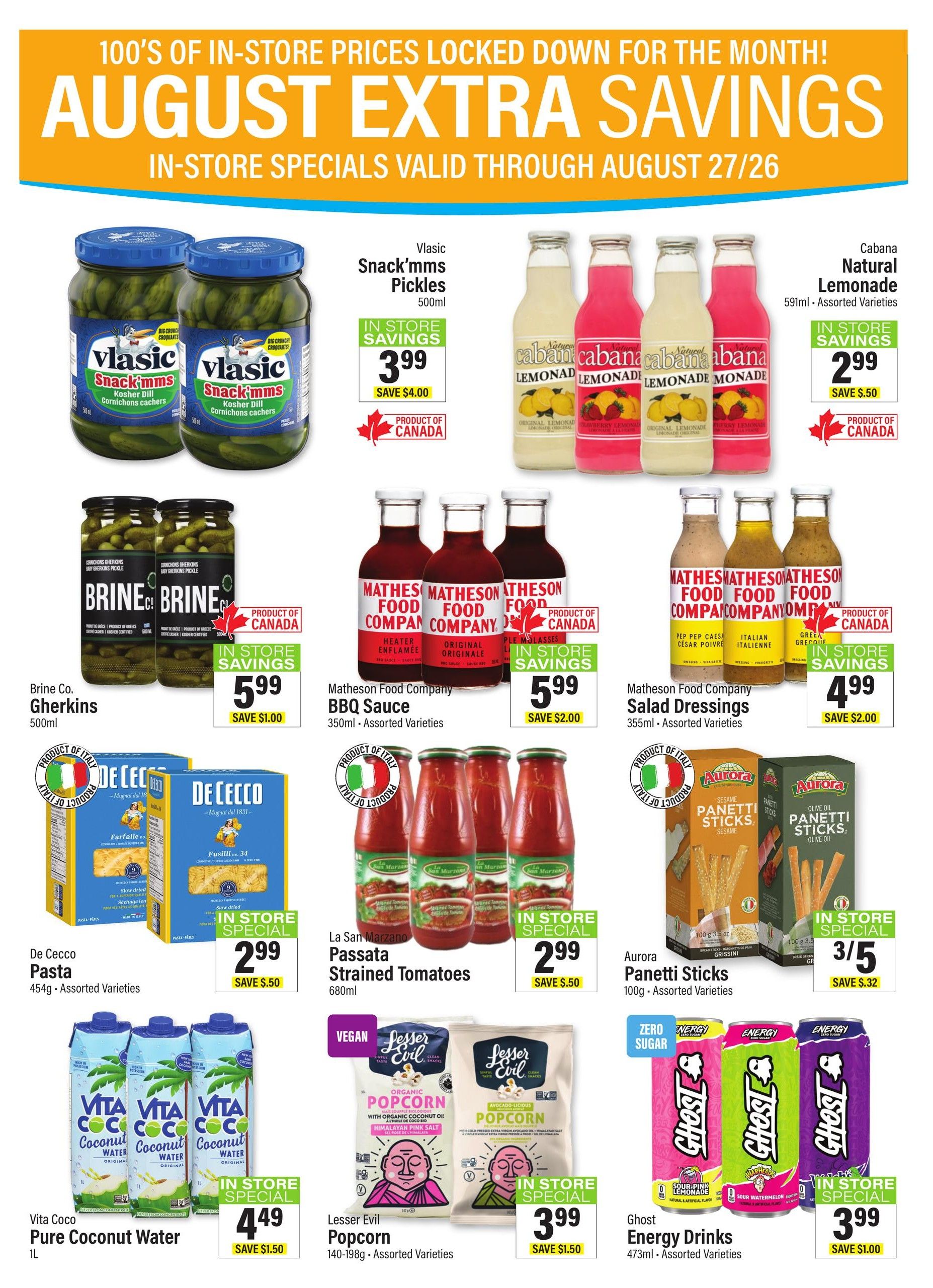 Commisso's Fresh Foods Flyer August 7 to 13