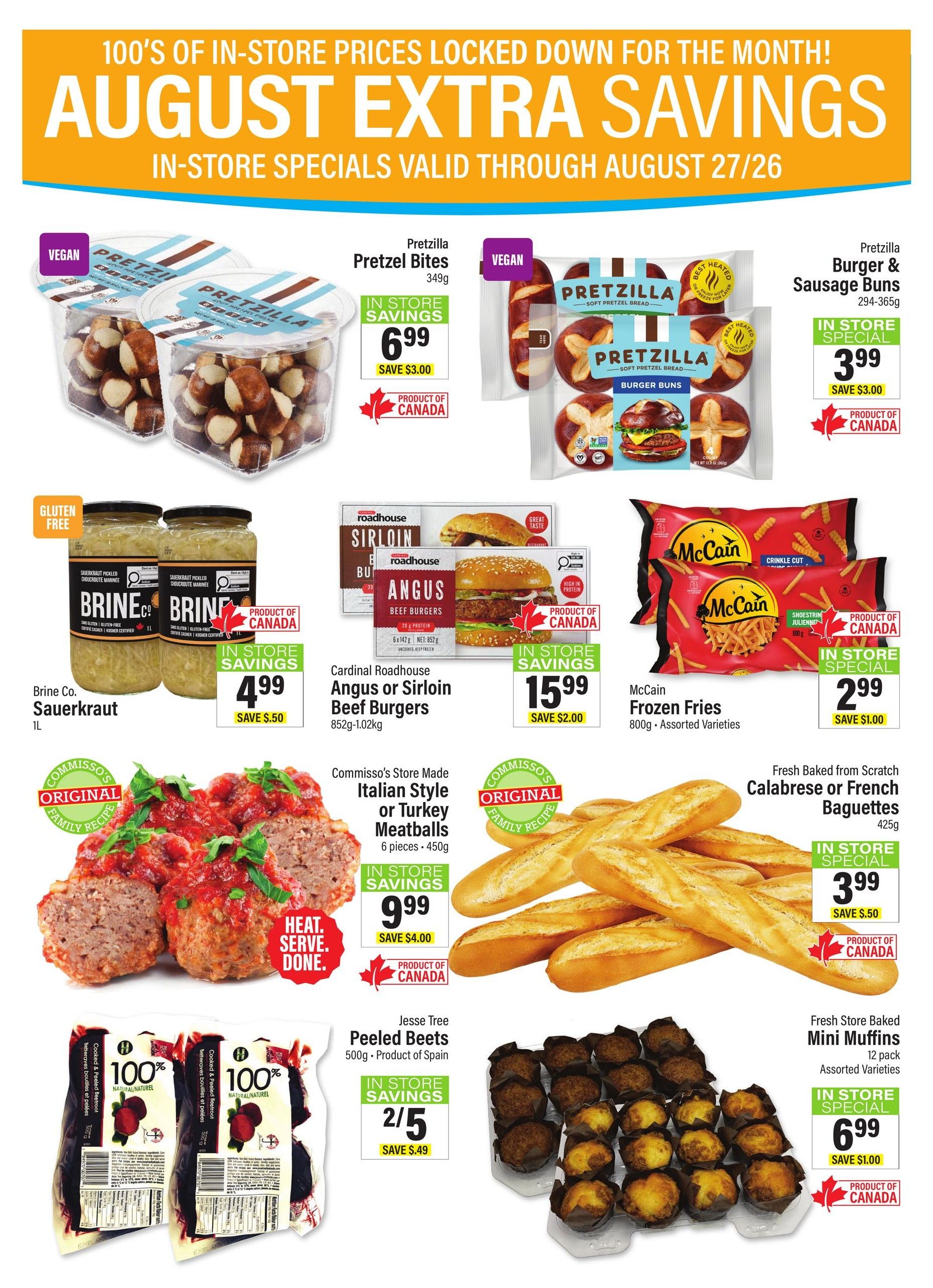 Commisso's Fresh Foods Flyer August 7 to 13