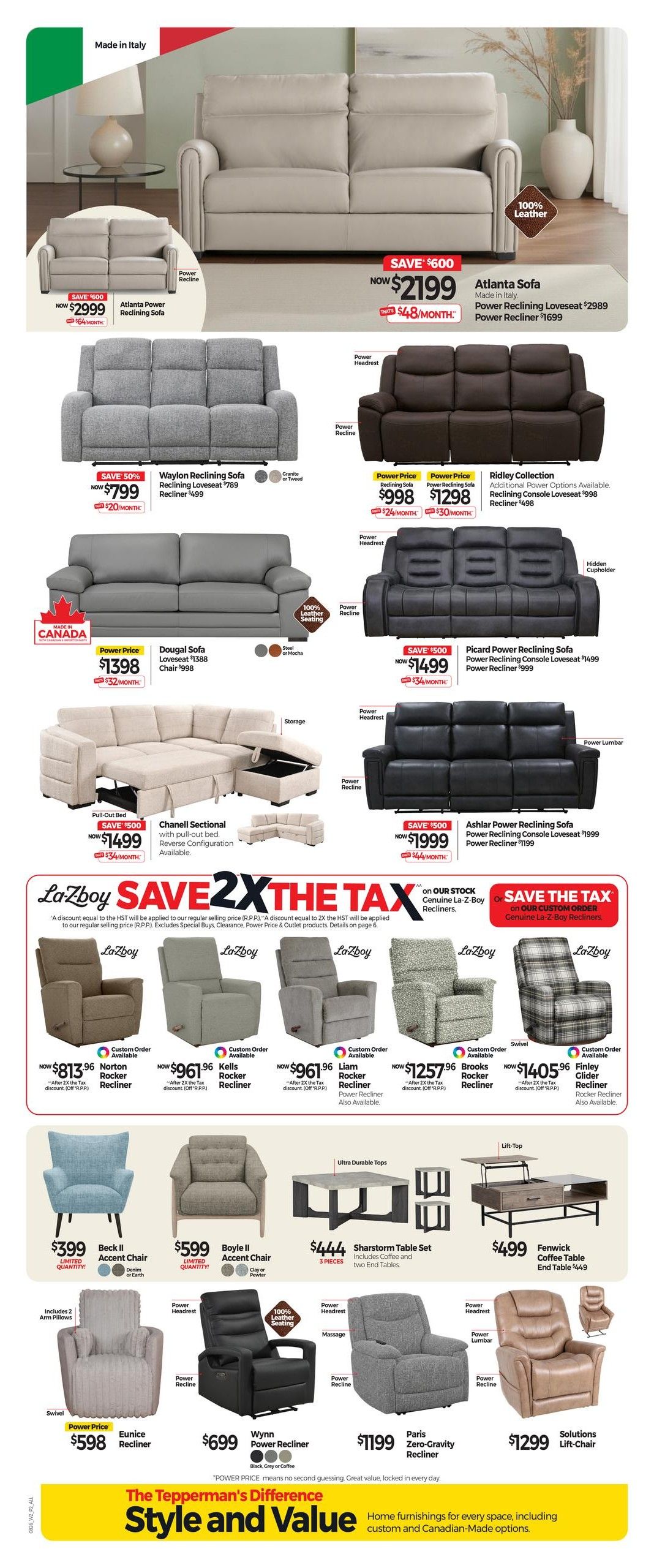 Tepperman's Flyer August 7 to 13