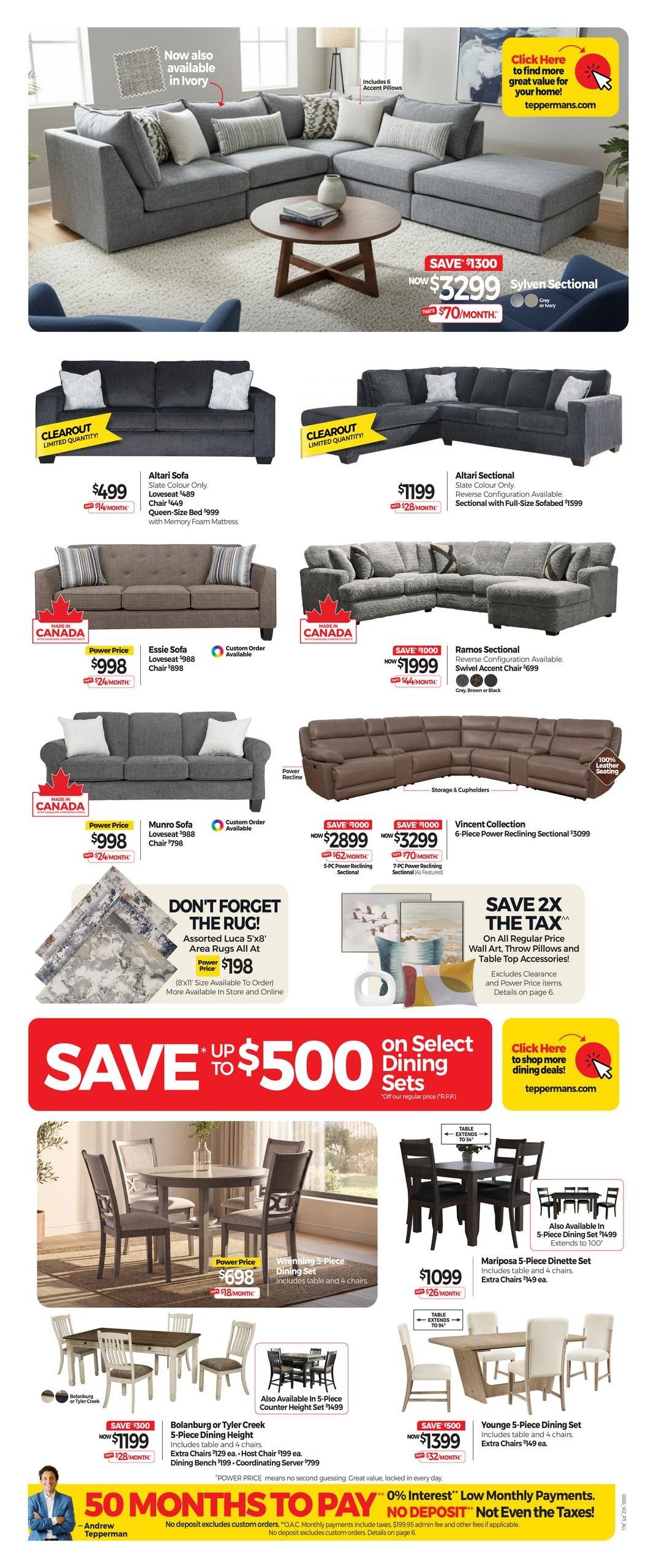 Tepperman's Flyer August 7 to 13