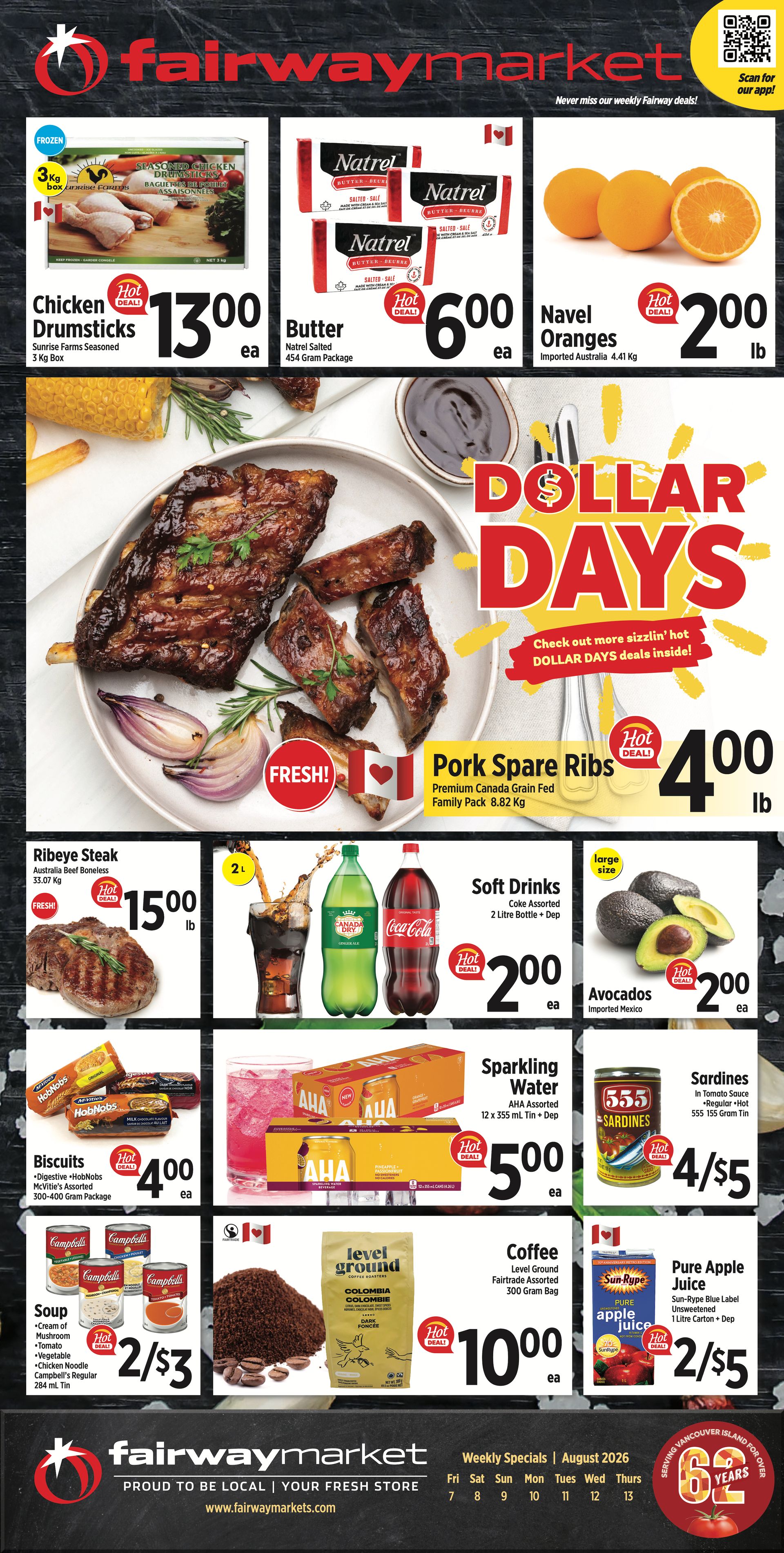 Fairway Market Flyer August 7 to 13