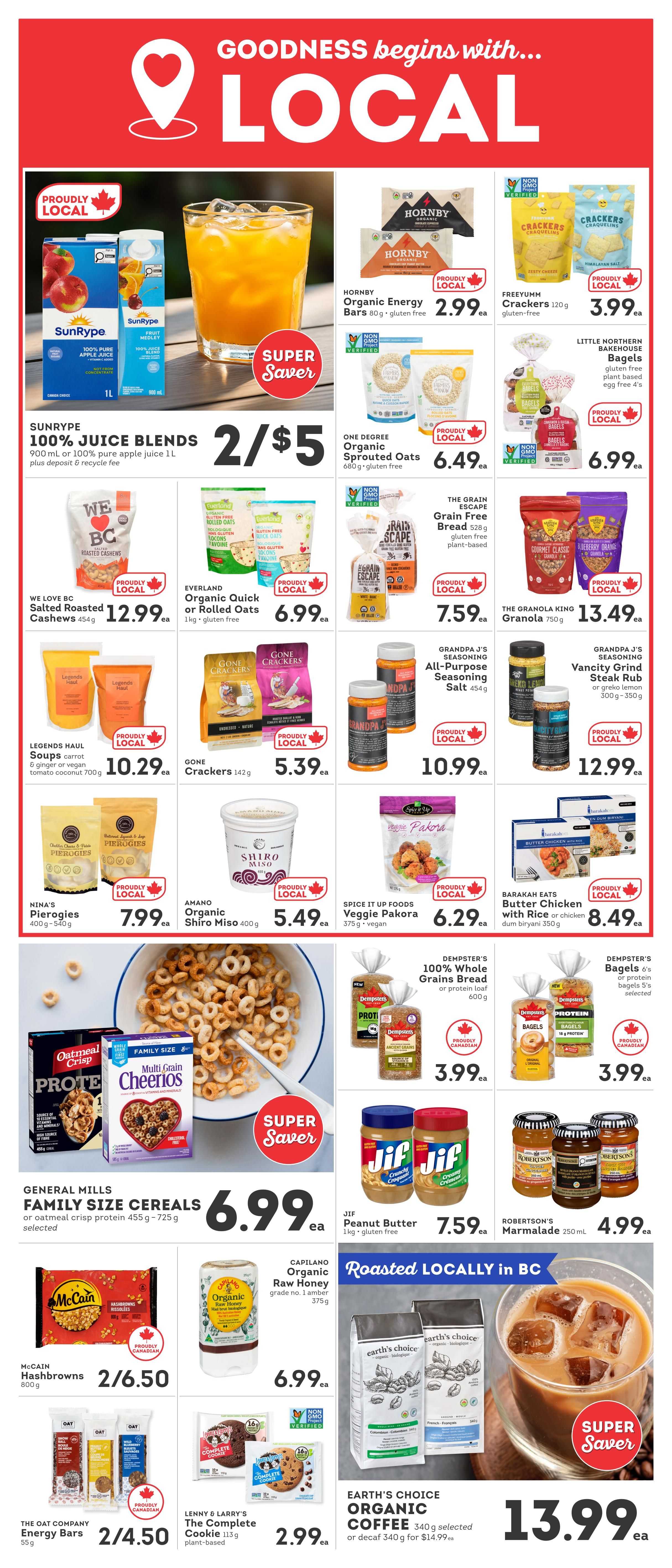 IGA Stores of BC Flyer August 7 to 13