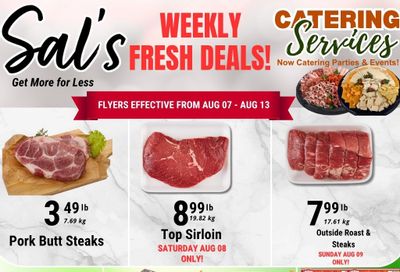 Sal's Grocery Flyer August 7 to 13
