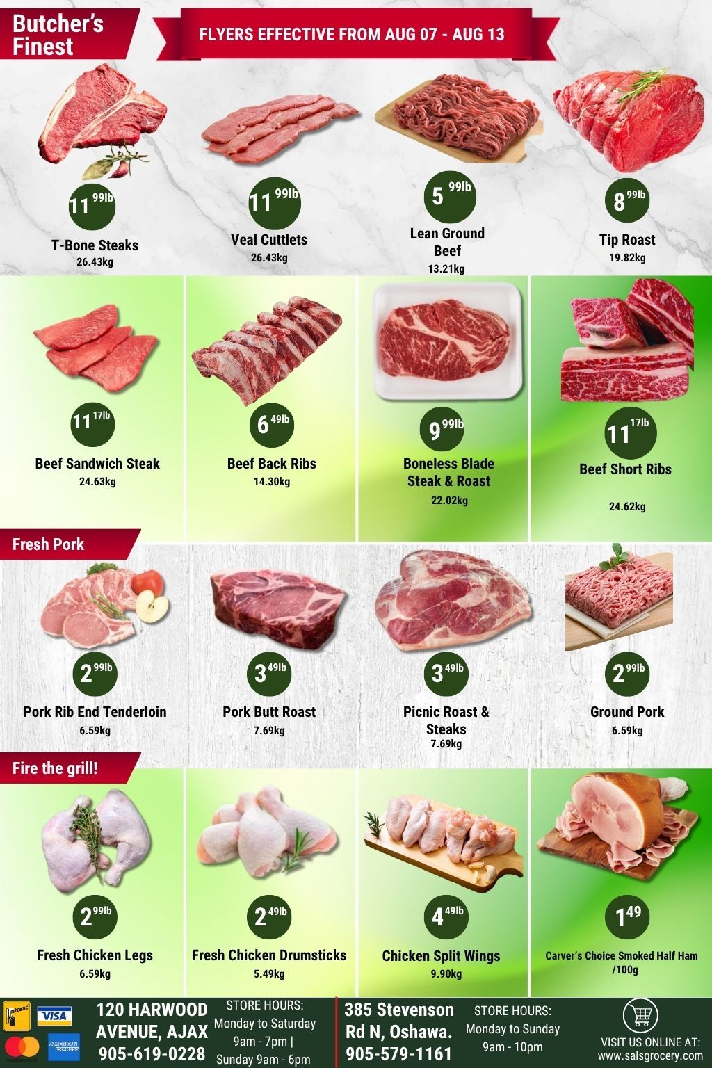 Sal's Grocery Flyer August 7 to 13