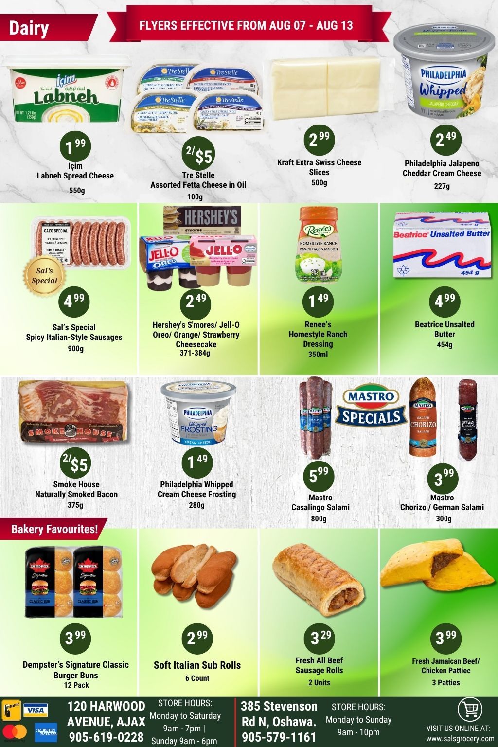 Sal's Grocery Flyer August 7 to 13
