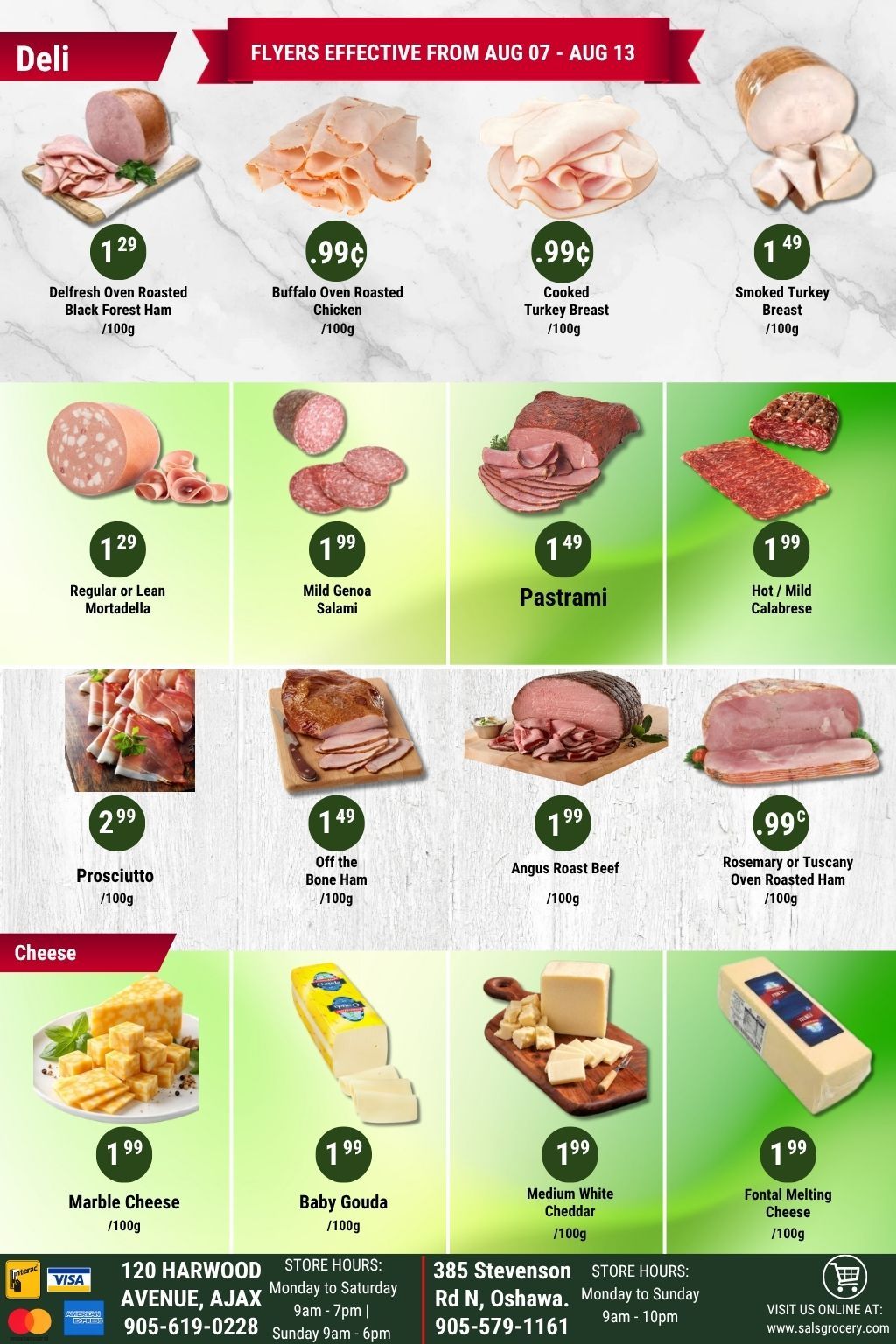 Sal's Grocery Flyer August 7 to 13