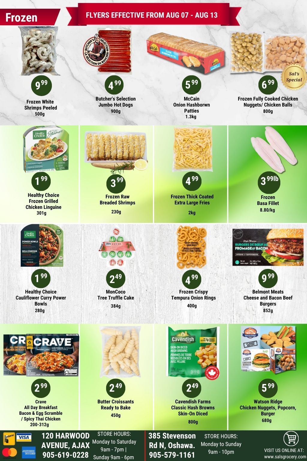 Sal's Grocery Flyer August 7 to 13