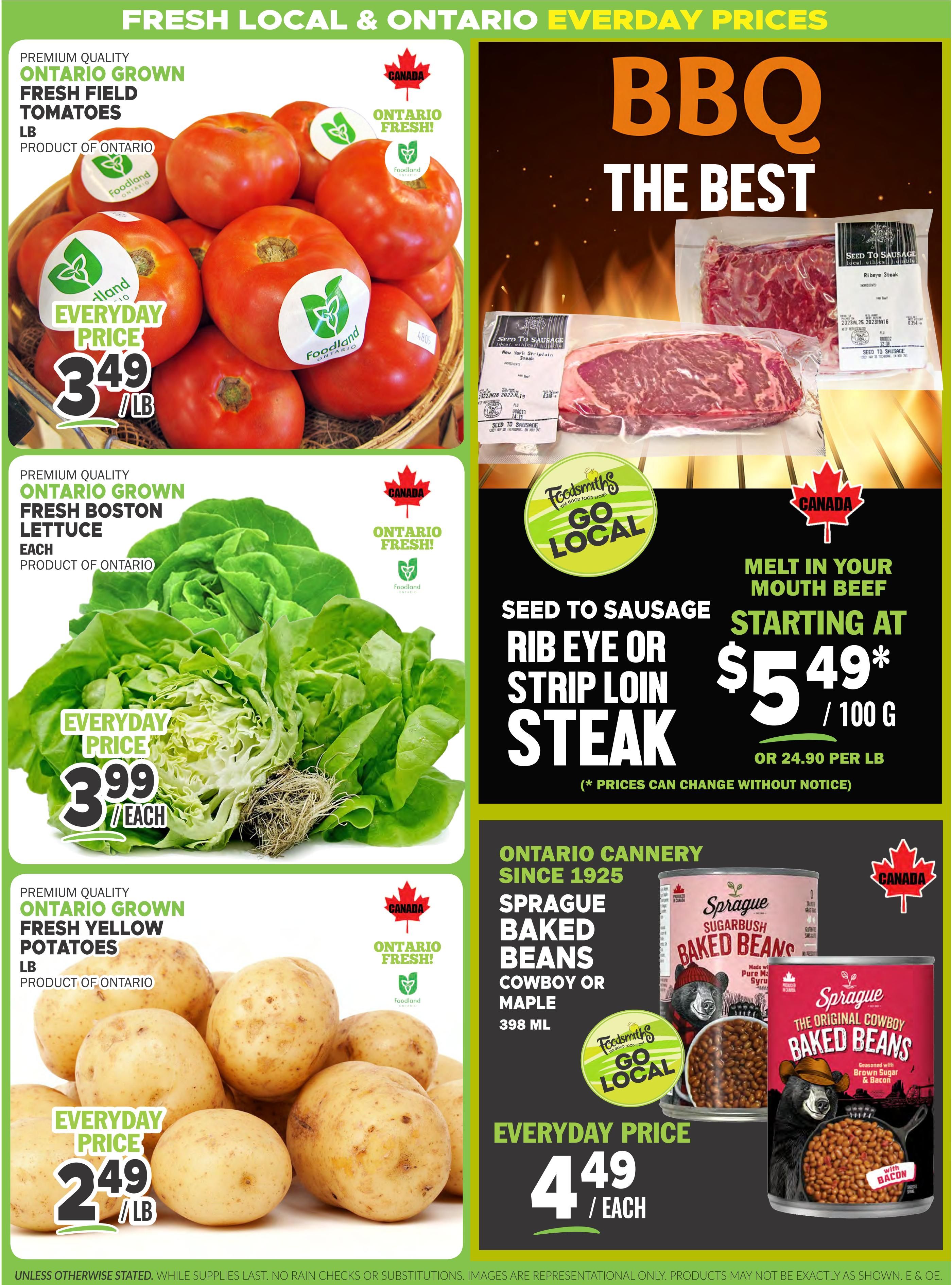 Foodsmiths Flyer August 6 to 13