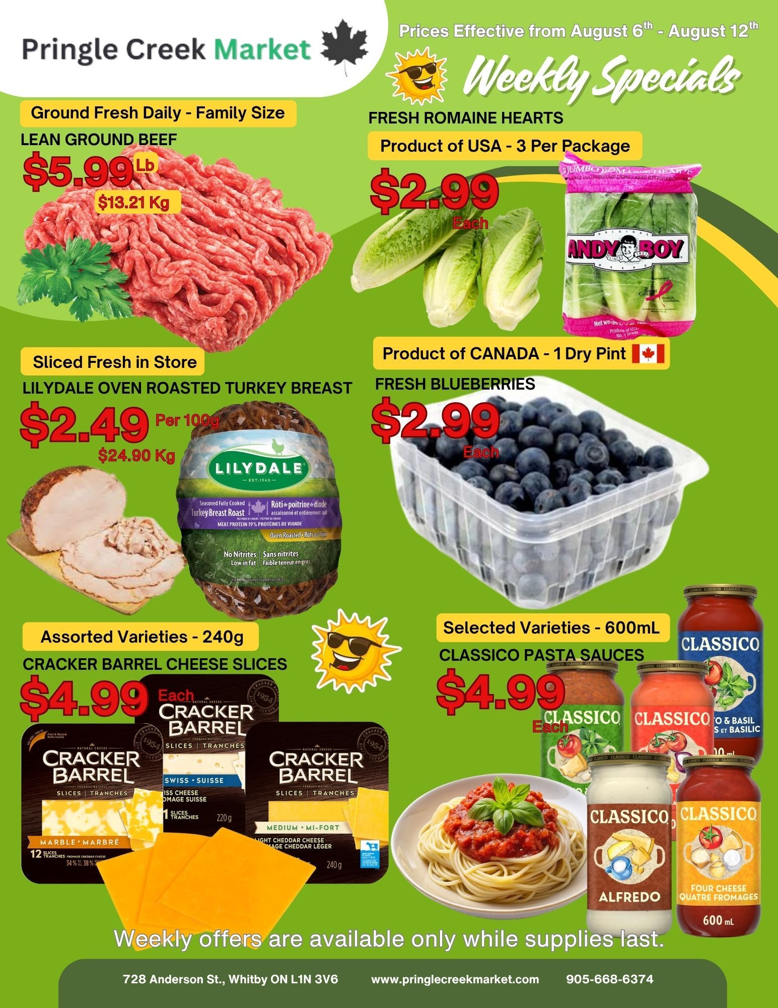 Pringle Creek Market Flyer August 6 to 12