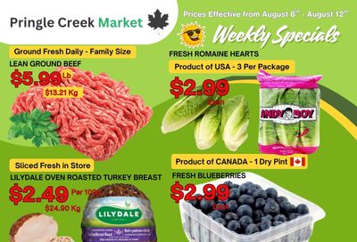 Pringle Creek Market Flyer August 6 to 12