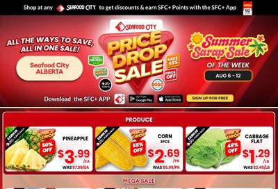 Seafood City Supermarket (AB) Flyer August 6 to 12