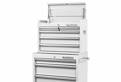 Home Depot: Husky 27 inch 9-Drawer Chest and Rolling Cabinet - White only