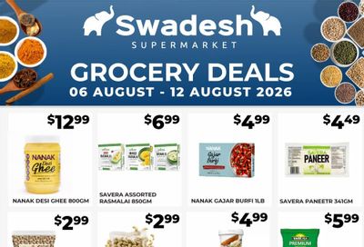 Swadesh Supermarket Flyer August 6 to 12