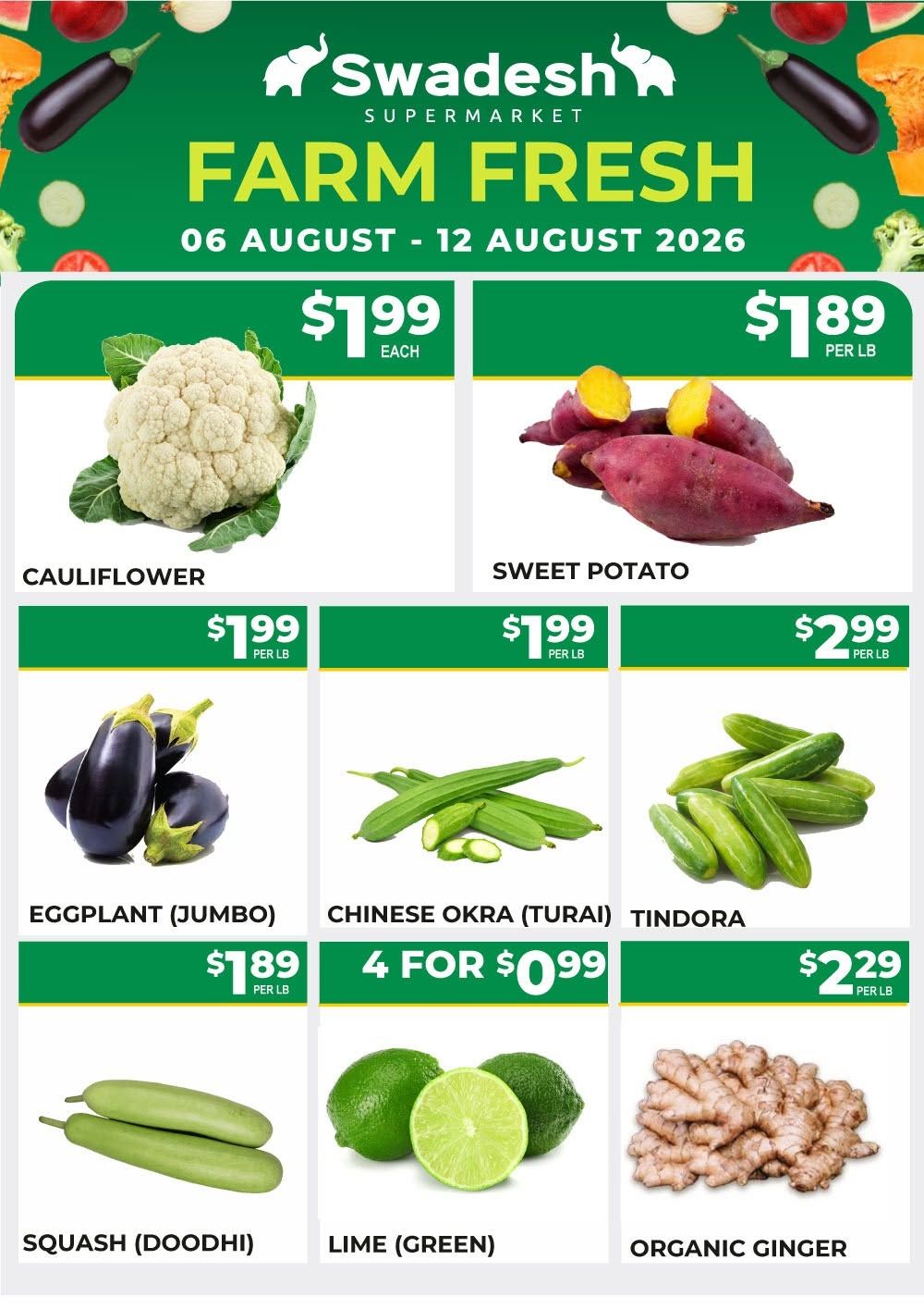 Swadesh Supermarket Flyer August 6 to 12