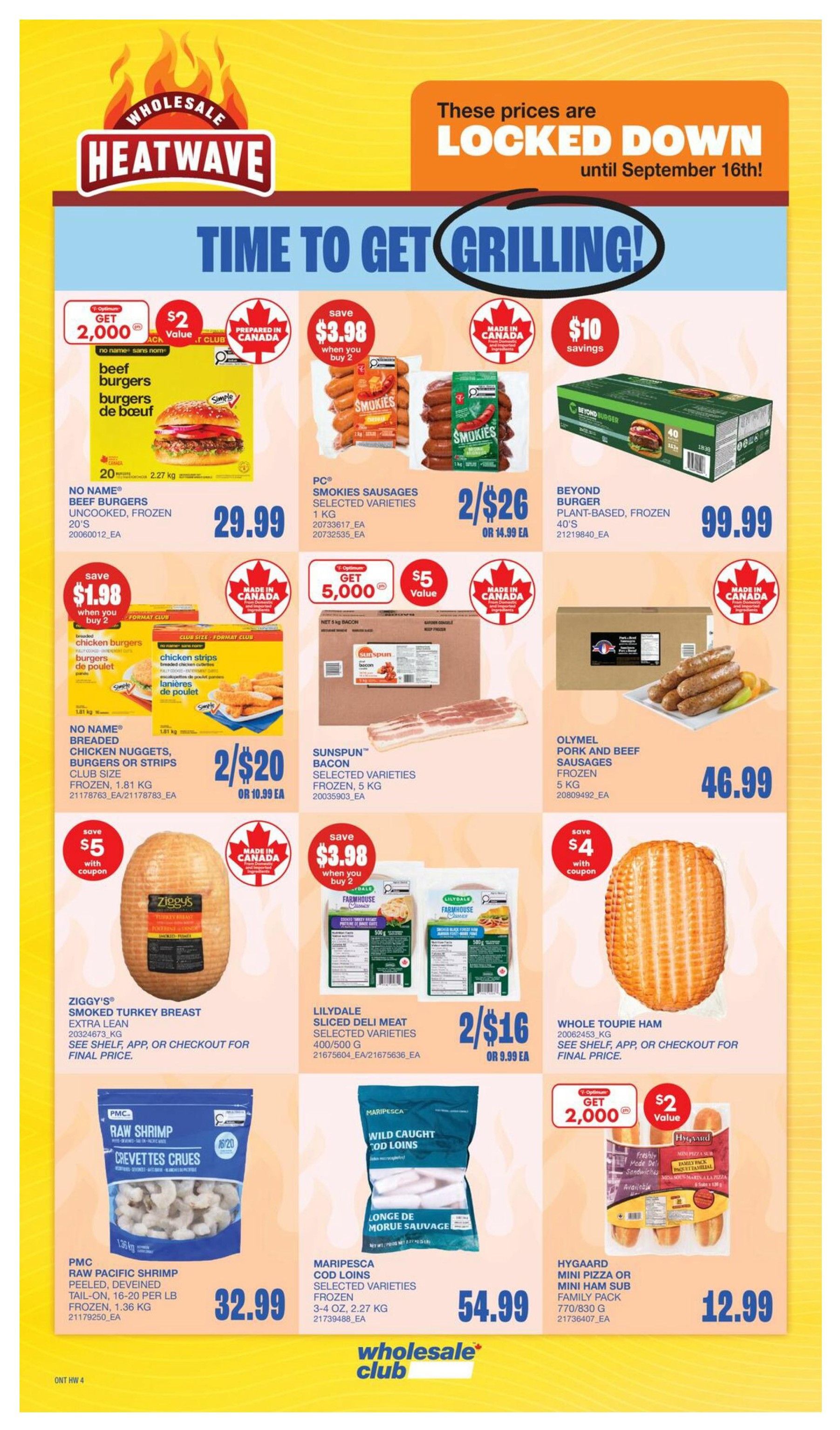 Wholesale Club (ON) Flyer August 6 to 12