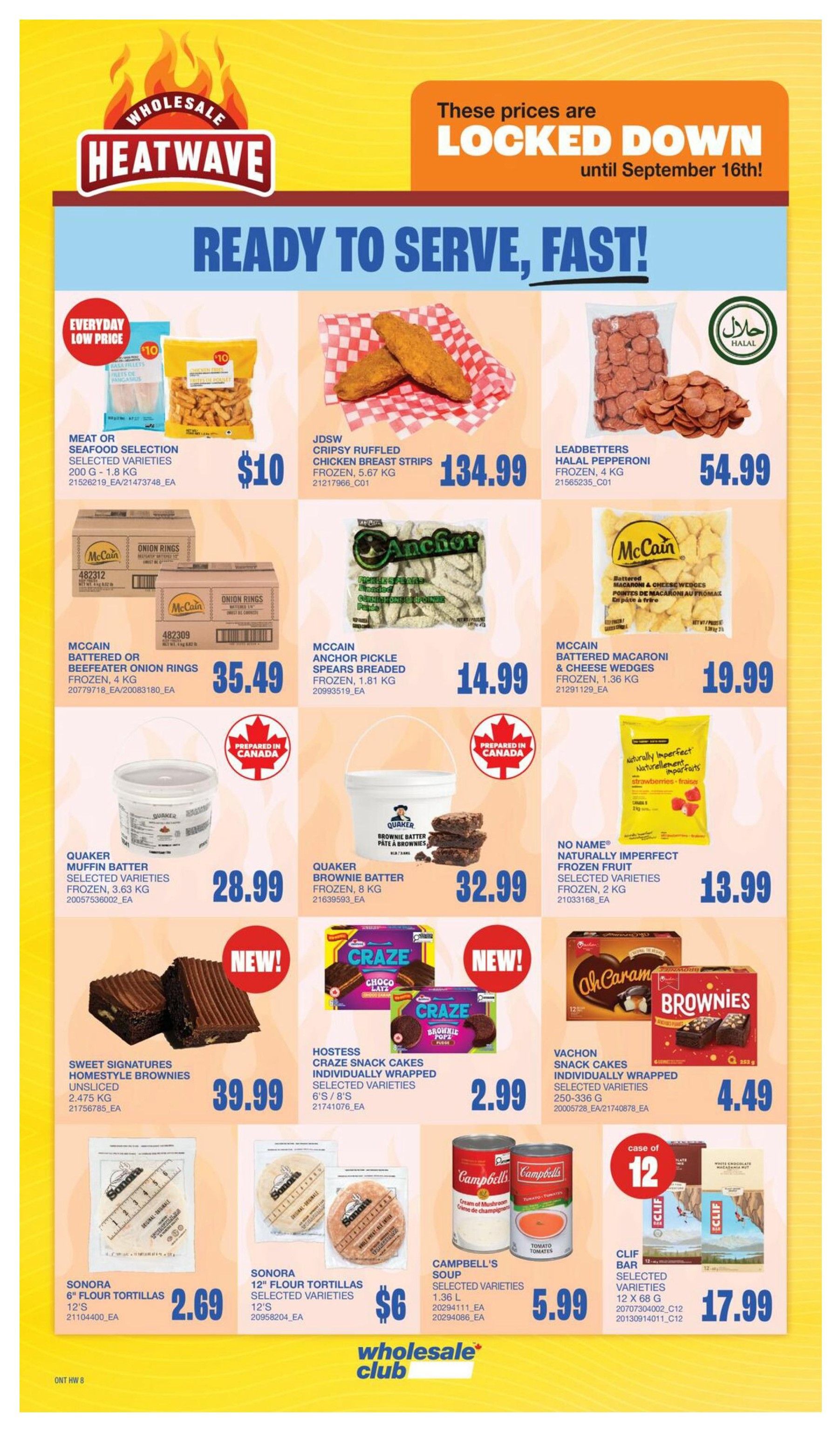 Wholesale Club (ON) Flyer August 6 to 12