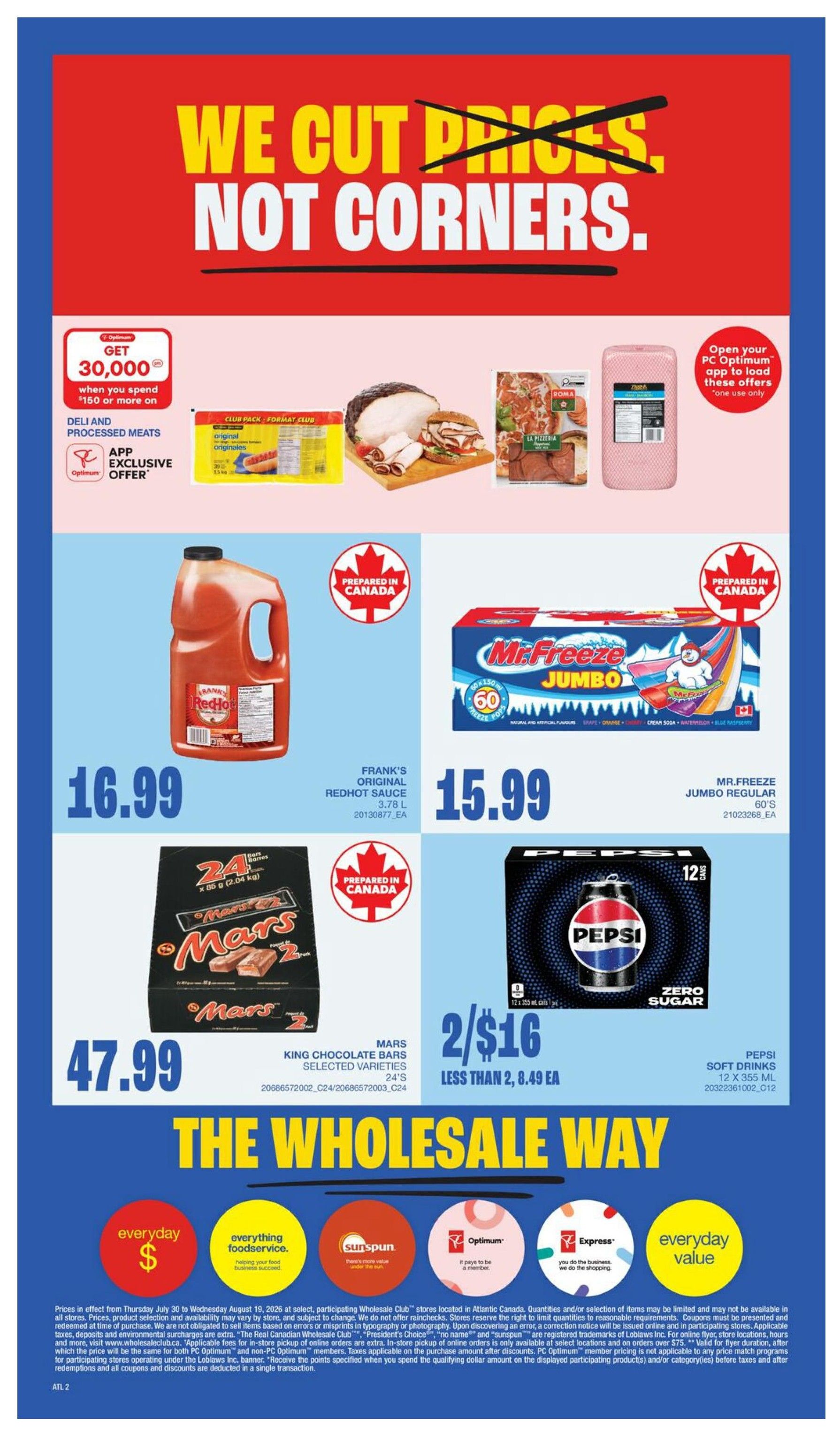 Wholesale Club (Atlantic) Flyer August 6 to 12