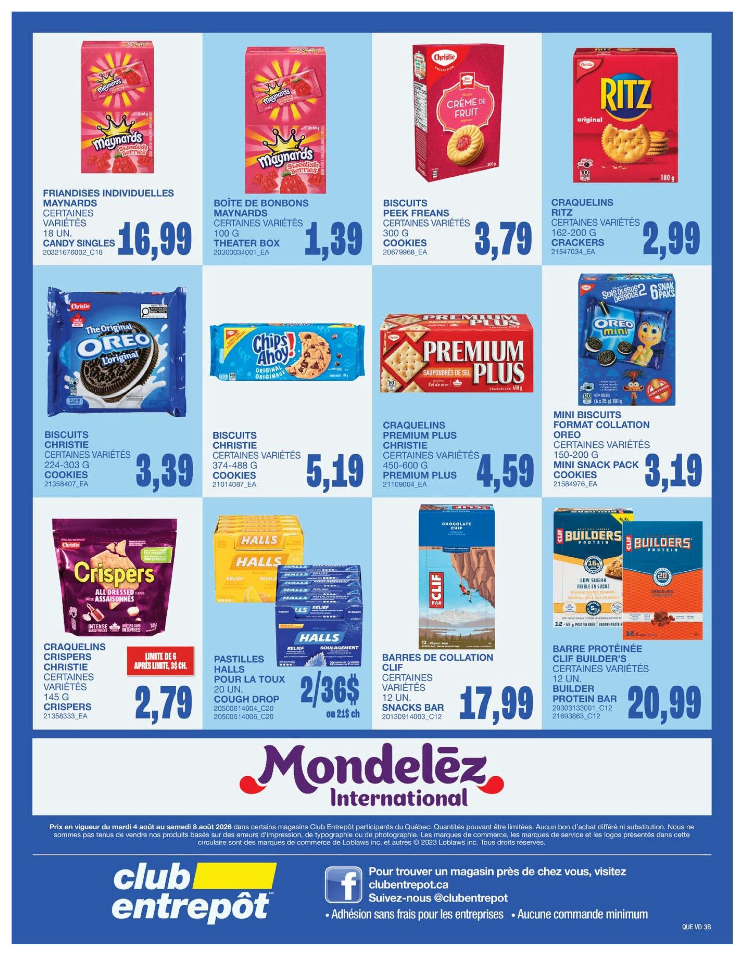 Wholesale Club (QC) Flyer August 6 to 12