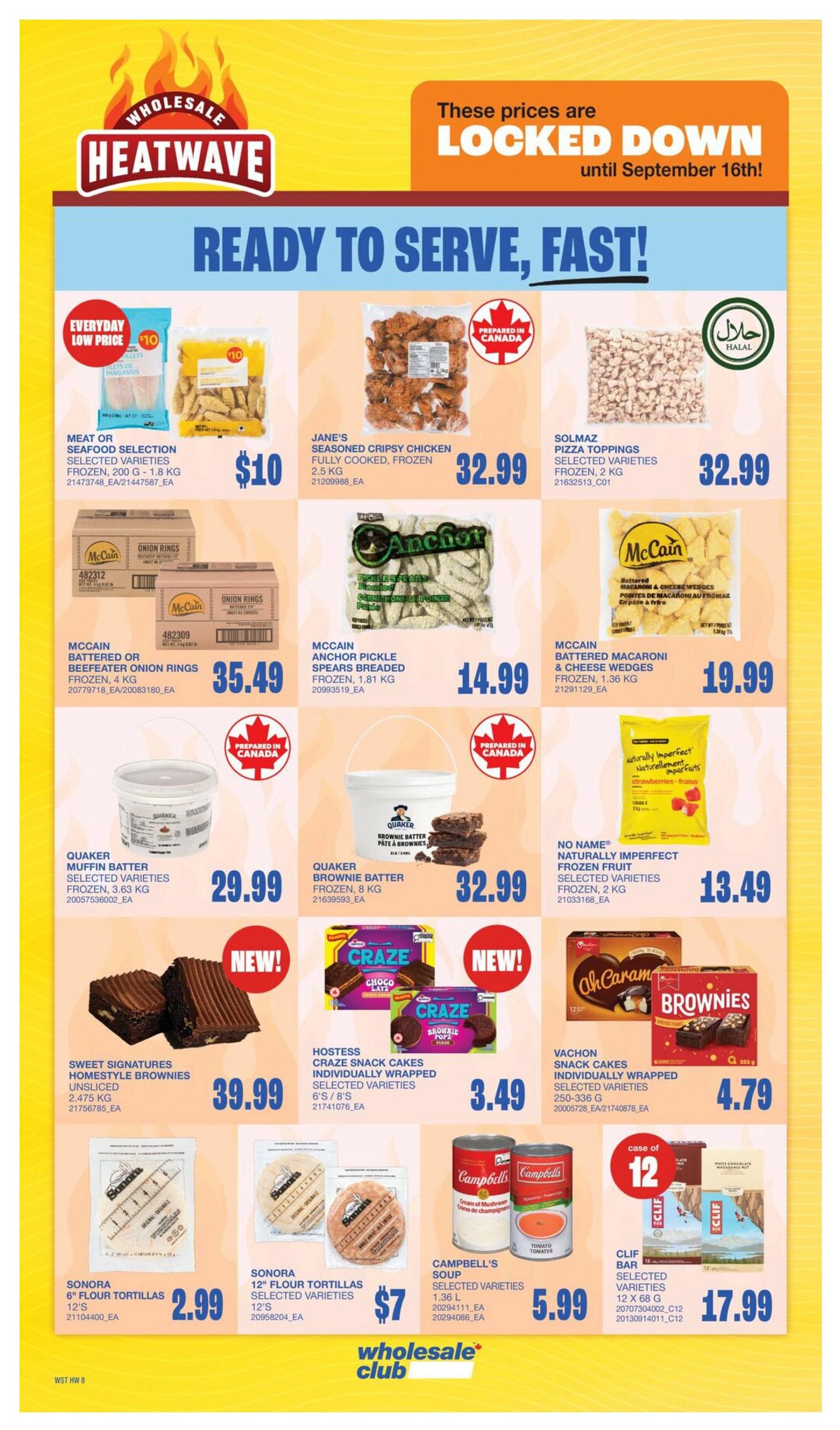 Wholesale Club (West) Flyer August 6 to 12