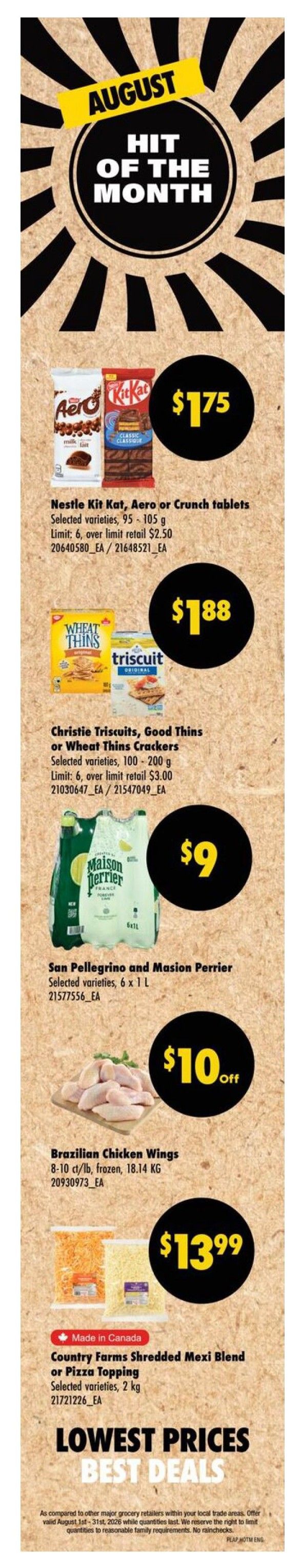 Wholesale Club (West) Flyer August 6 to 12