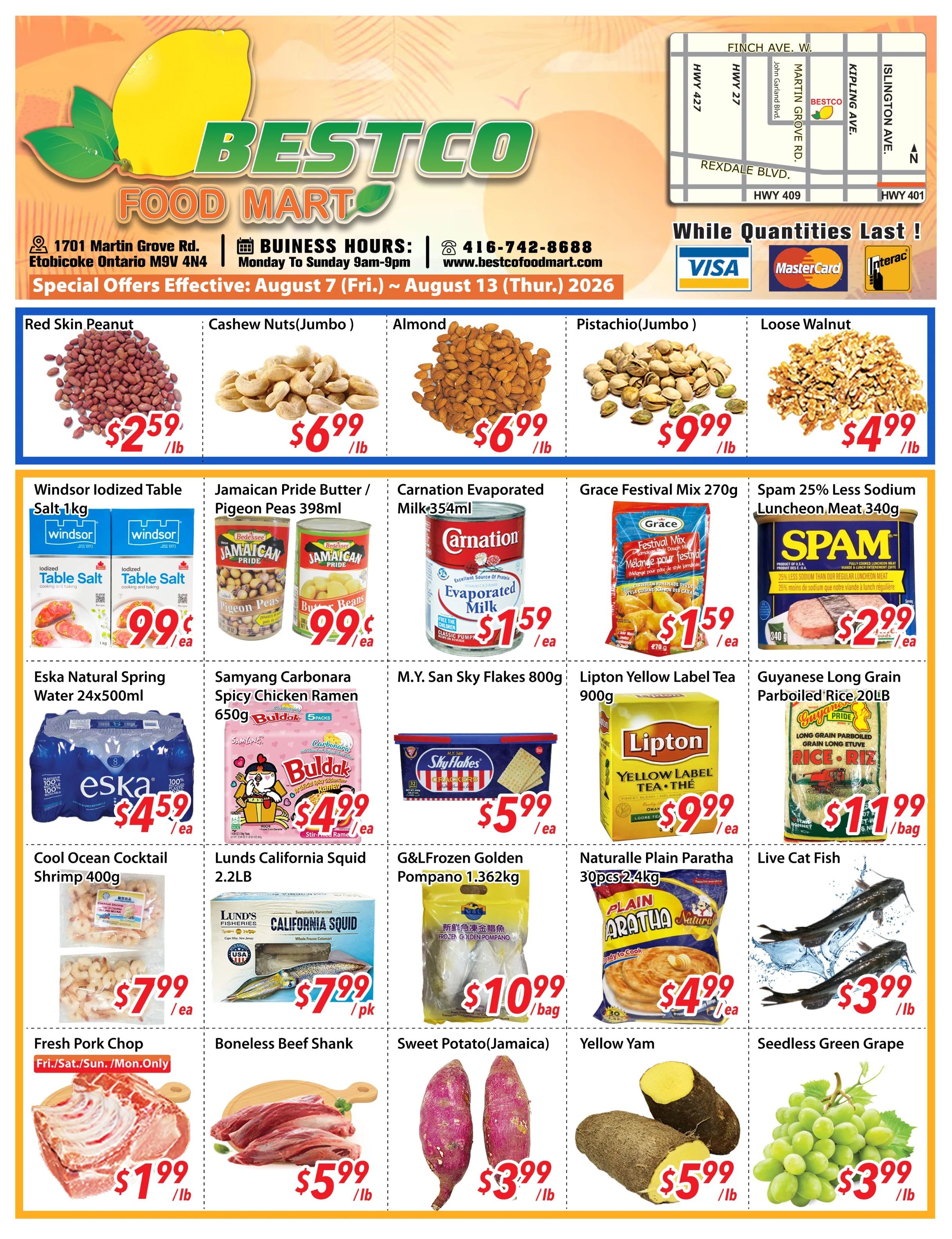 BestCo Food Mart (Etobicoke) Flyer August 7 to 13