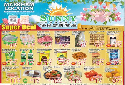 Sunny Foodmart (Markham) Flyer August 7 to 13