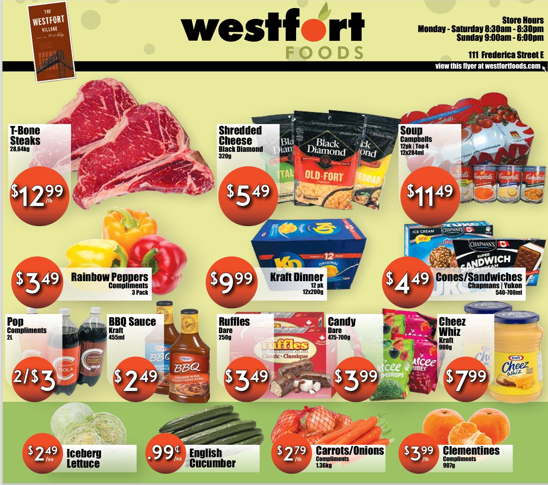 Westfort Foods Flyer August 7 to 13