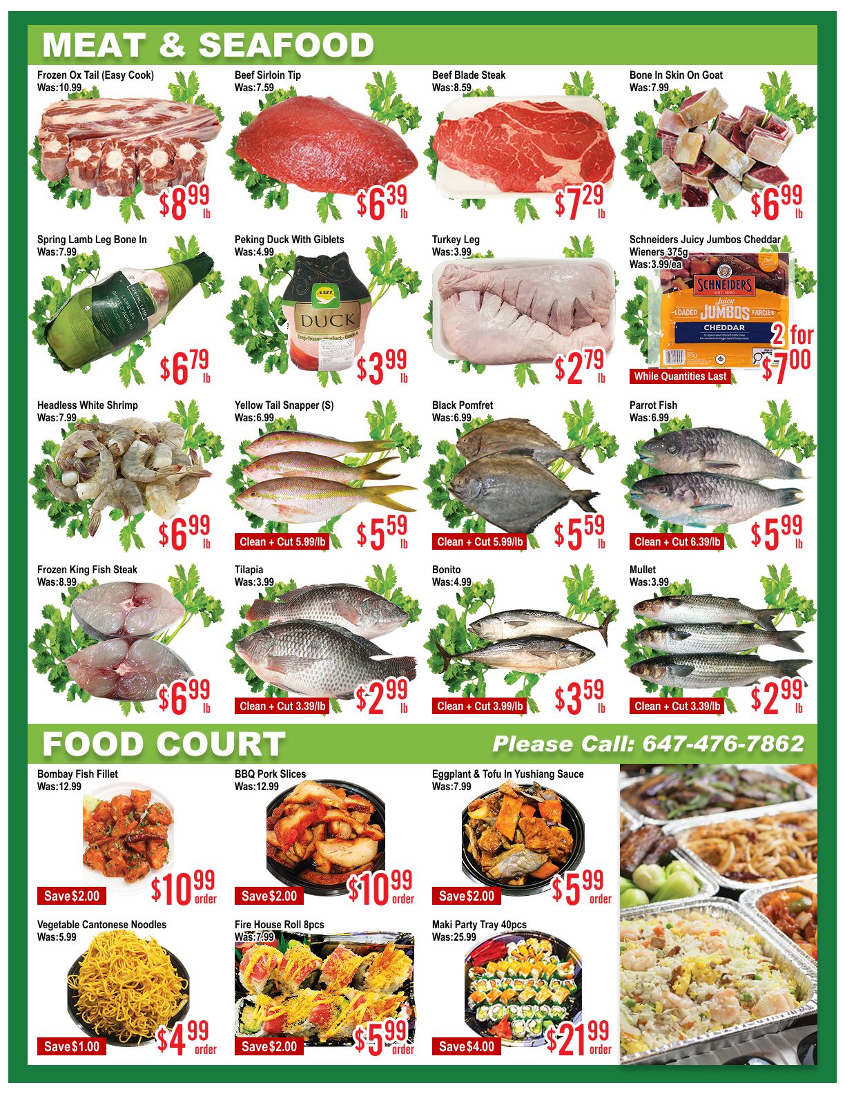 Skyland Food Mart Flyer August 7 to 13