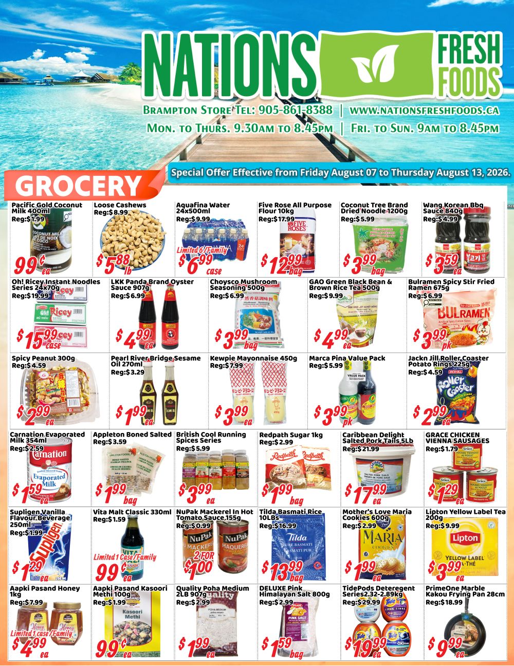 Nations Fresh Foods (Brampton) Flyer August 7 to 13
