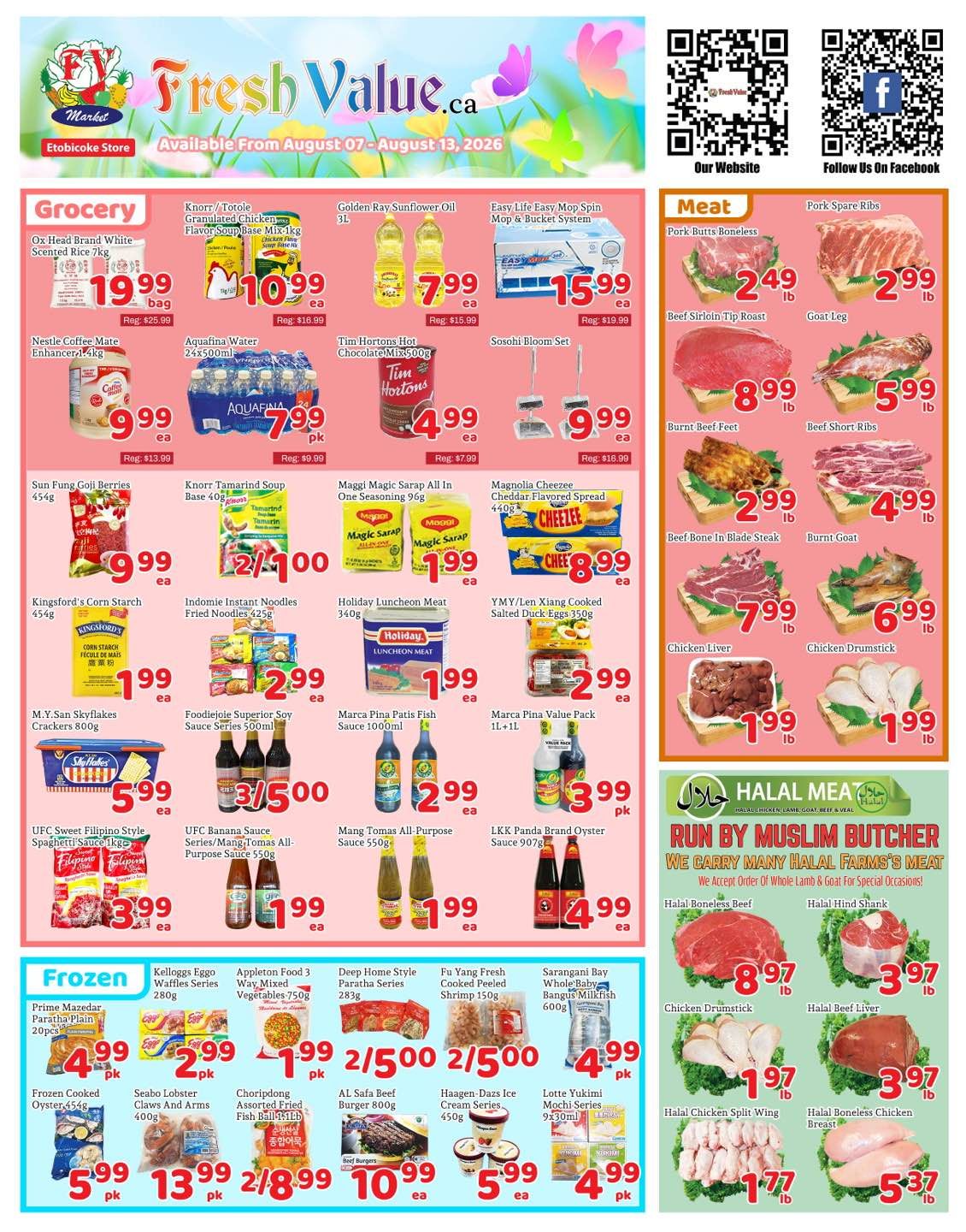 Fresh Value (Etobicoke) Flyer August 7 to 13