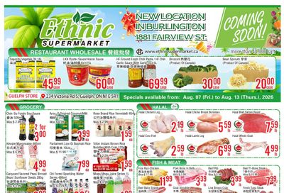 Ethnic Supermarket (Guelph) Flyer August 7 to 13