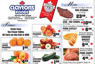 Claytons Heritage Market Flyer August 7 to 13