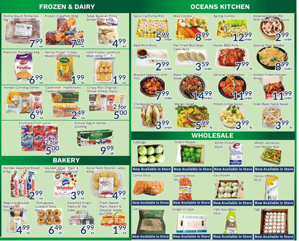 Oceans Fresh Food Market (Brampton) Flyer August 7 to 13