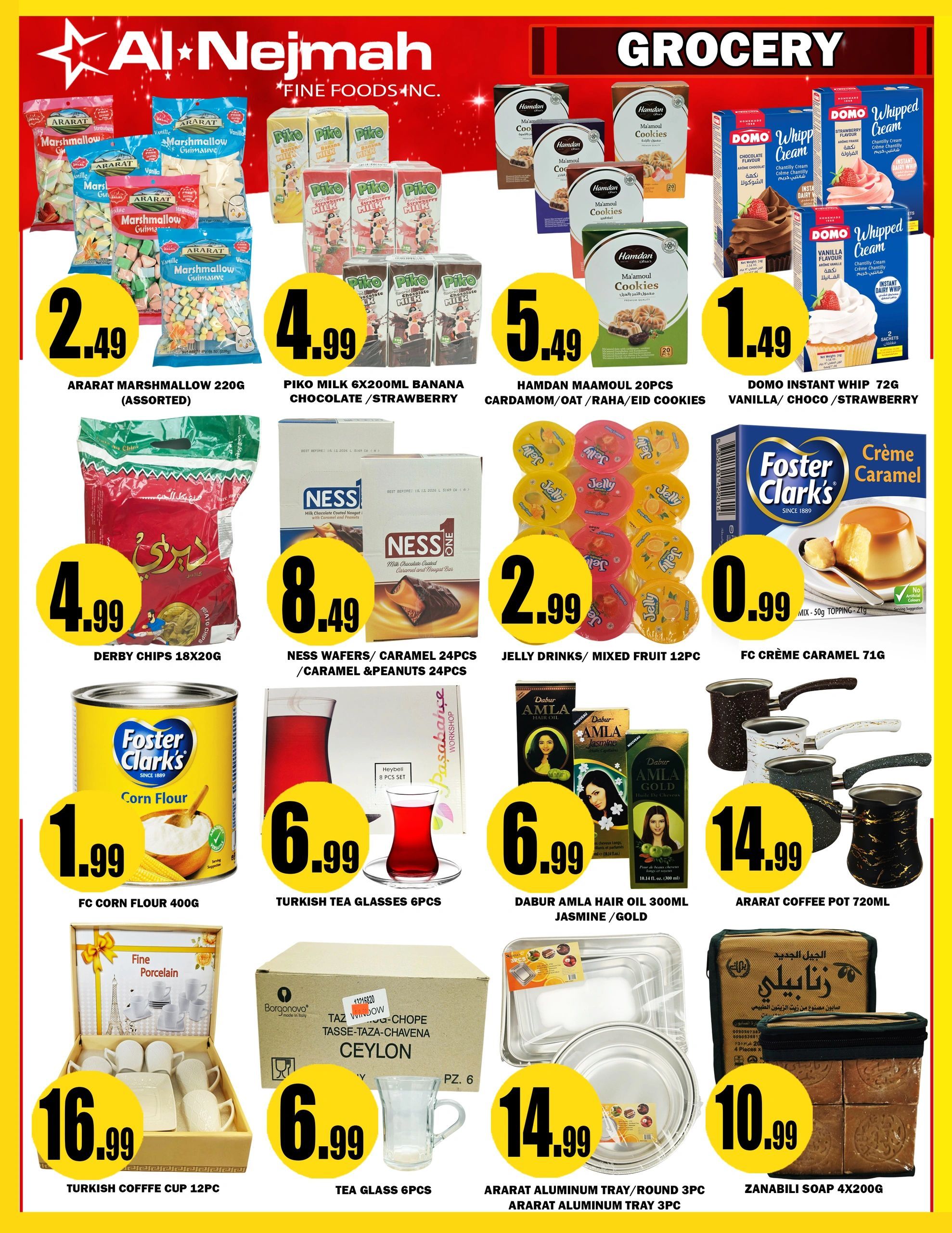 Alnejmah Fine Foods Inc. Flyer August 7 to 13