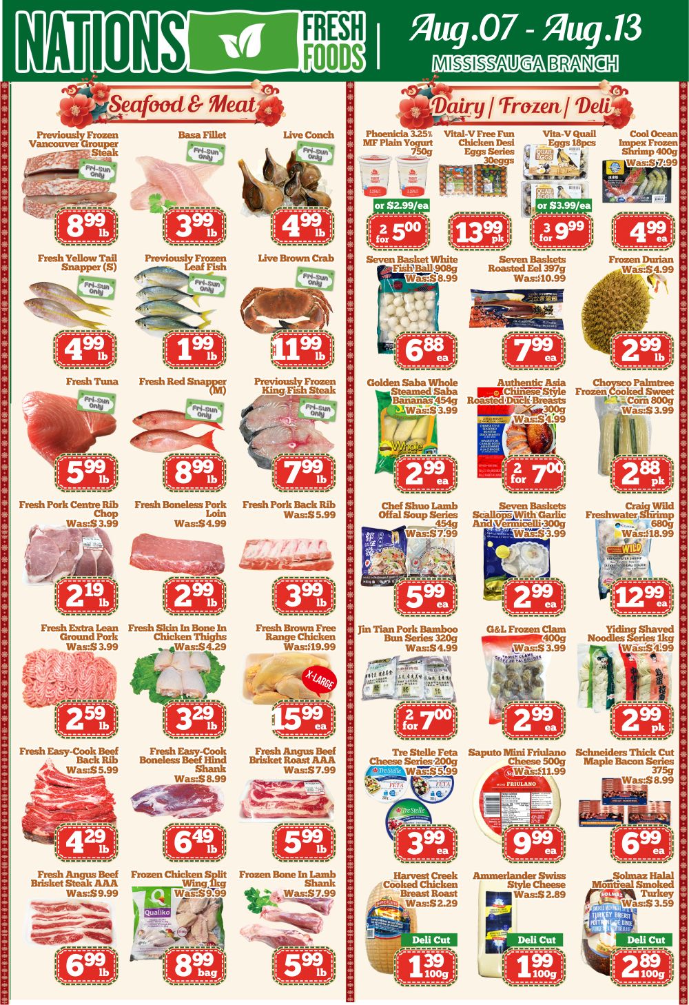 Nations Fresh Foods (Mississauga) Flyer August 7 to 13