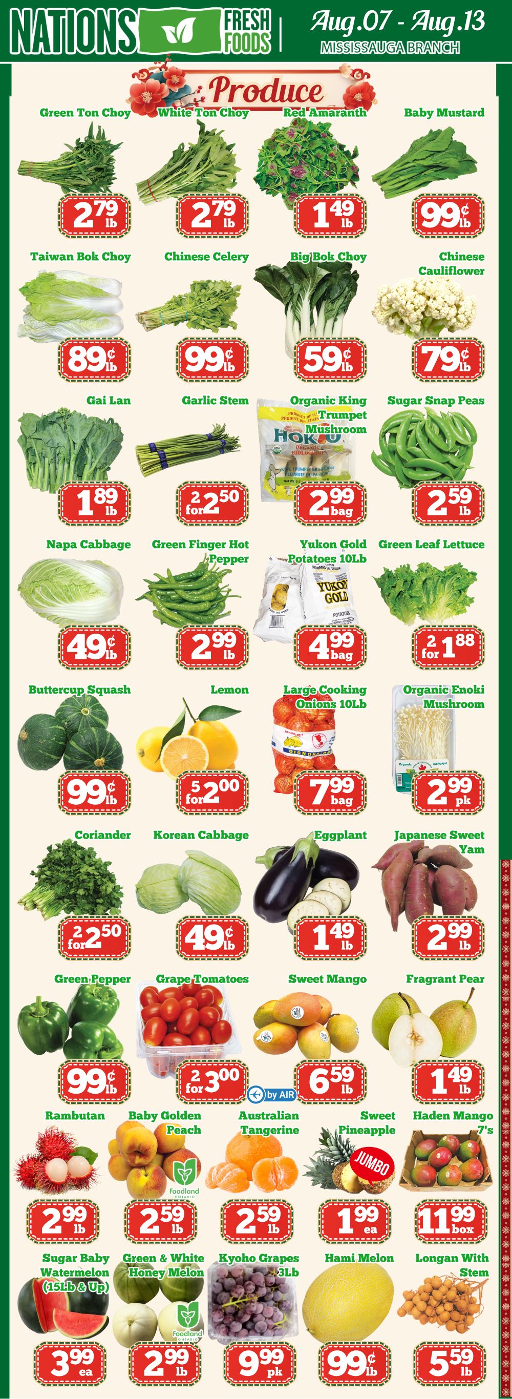 Nations Fresh Foods (Mississauga) Flyer August 7 to 13
