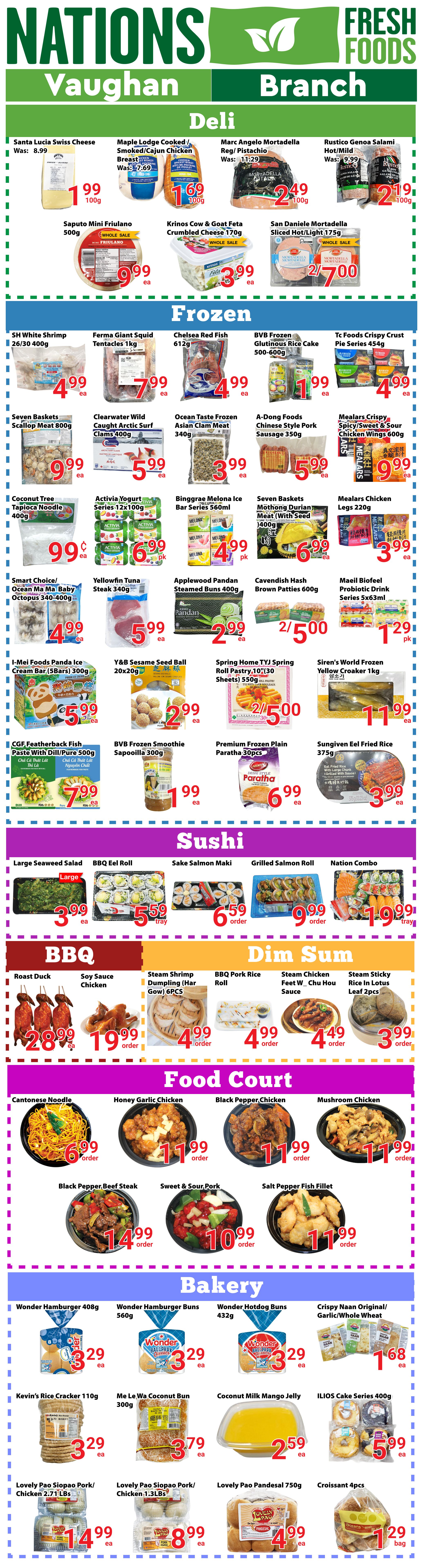 Nations Fresh Foods (Vaughan) Flyer August 7 to 13